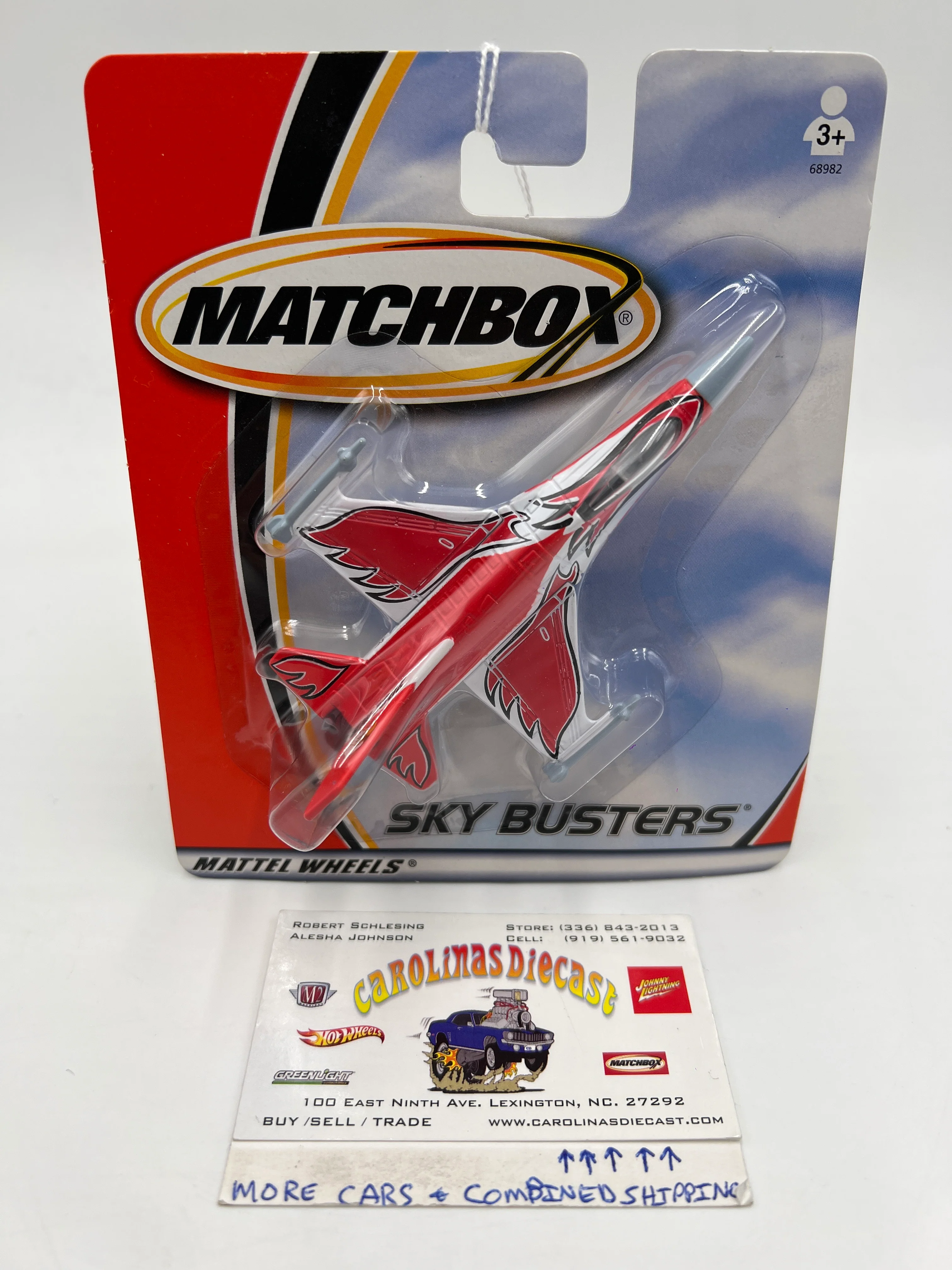 Matchbox Sky Busters F-16 White/Red TT2