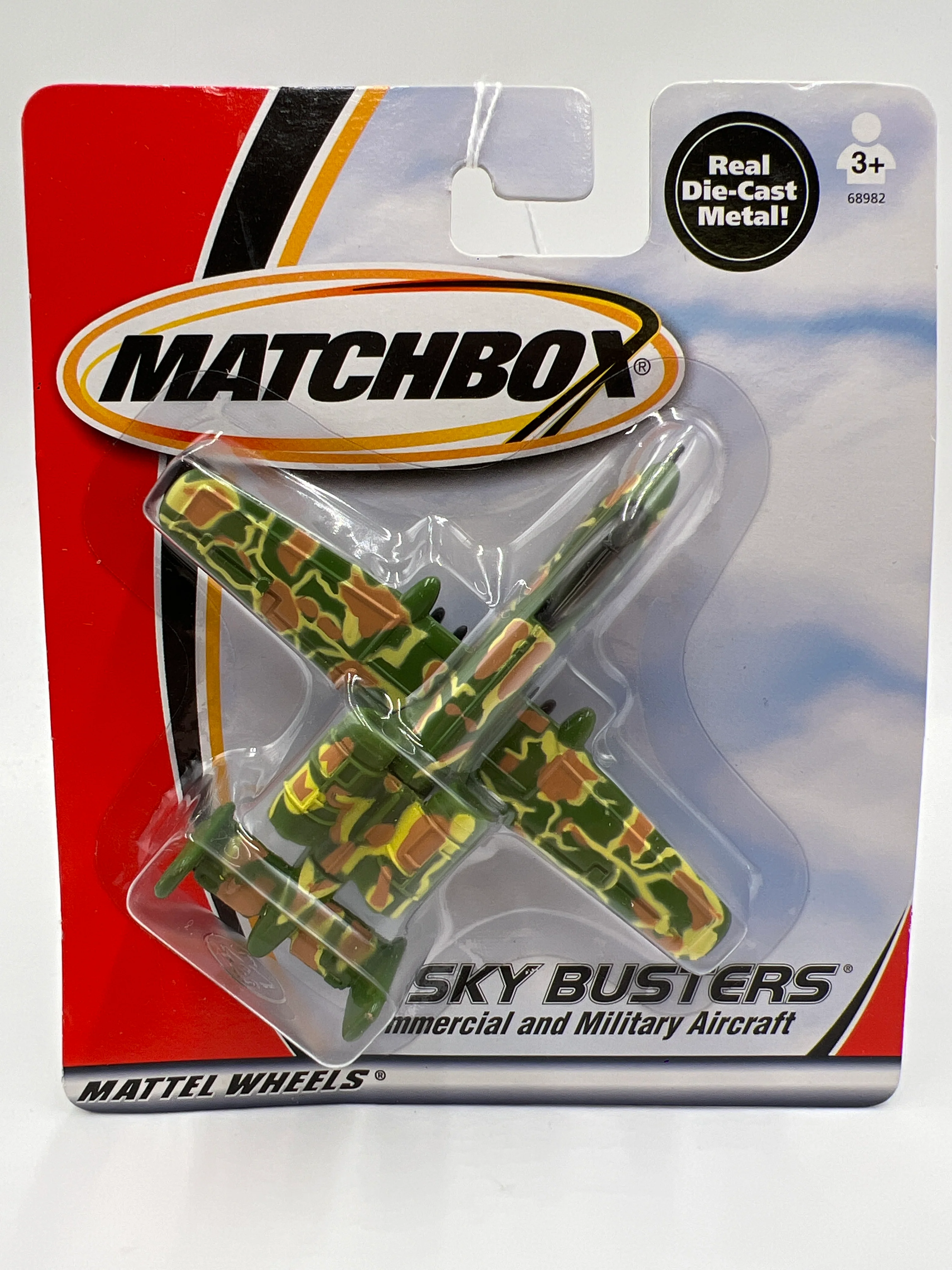 Matchbox Sky Busters Warthog A-10A Military Plane Camo - Image 2