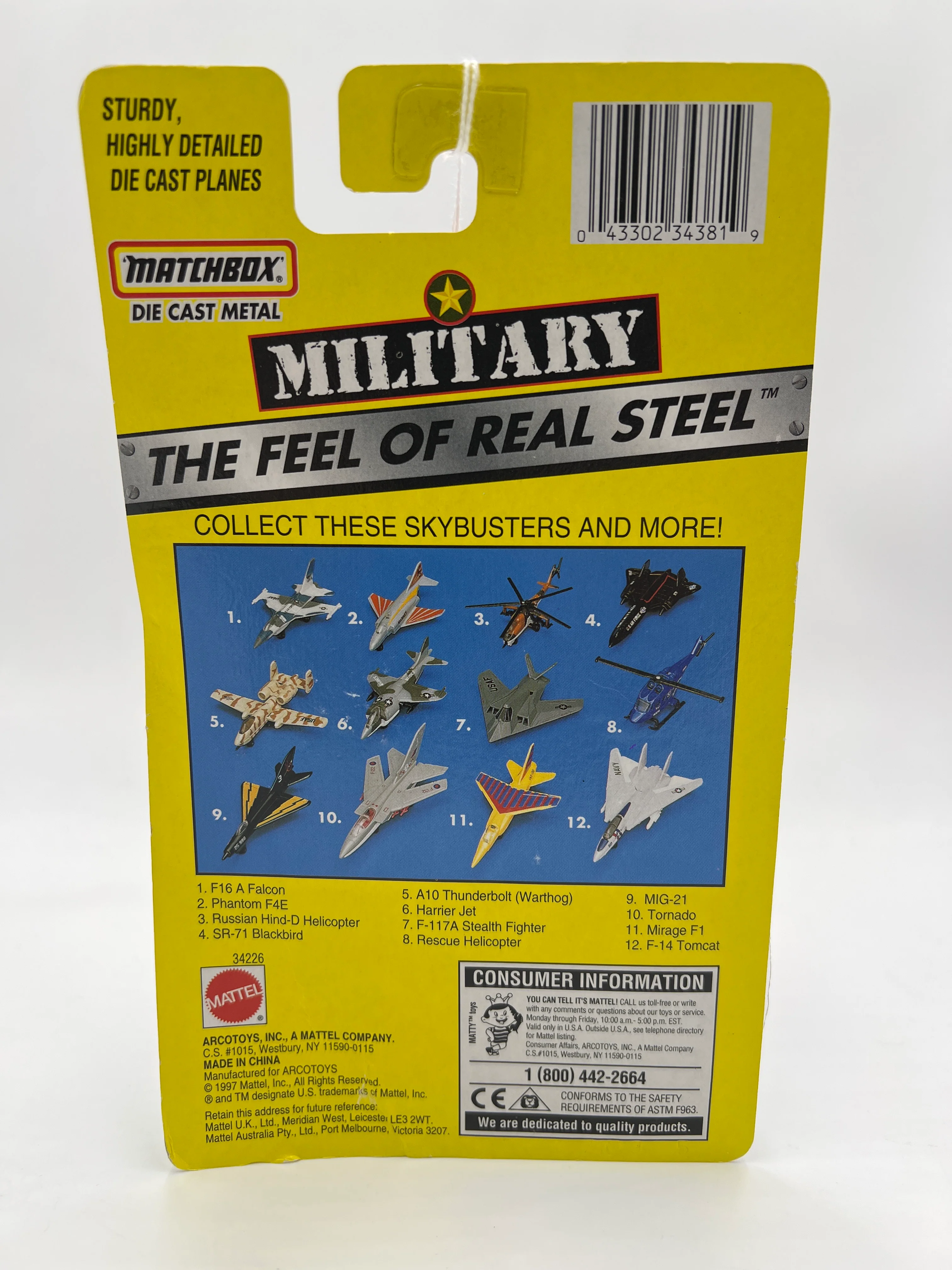 Matchbox Military The Feel Of Real Steel #10 Tornado RR7 - Image 7