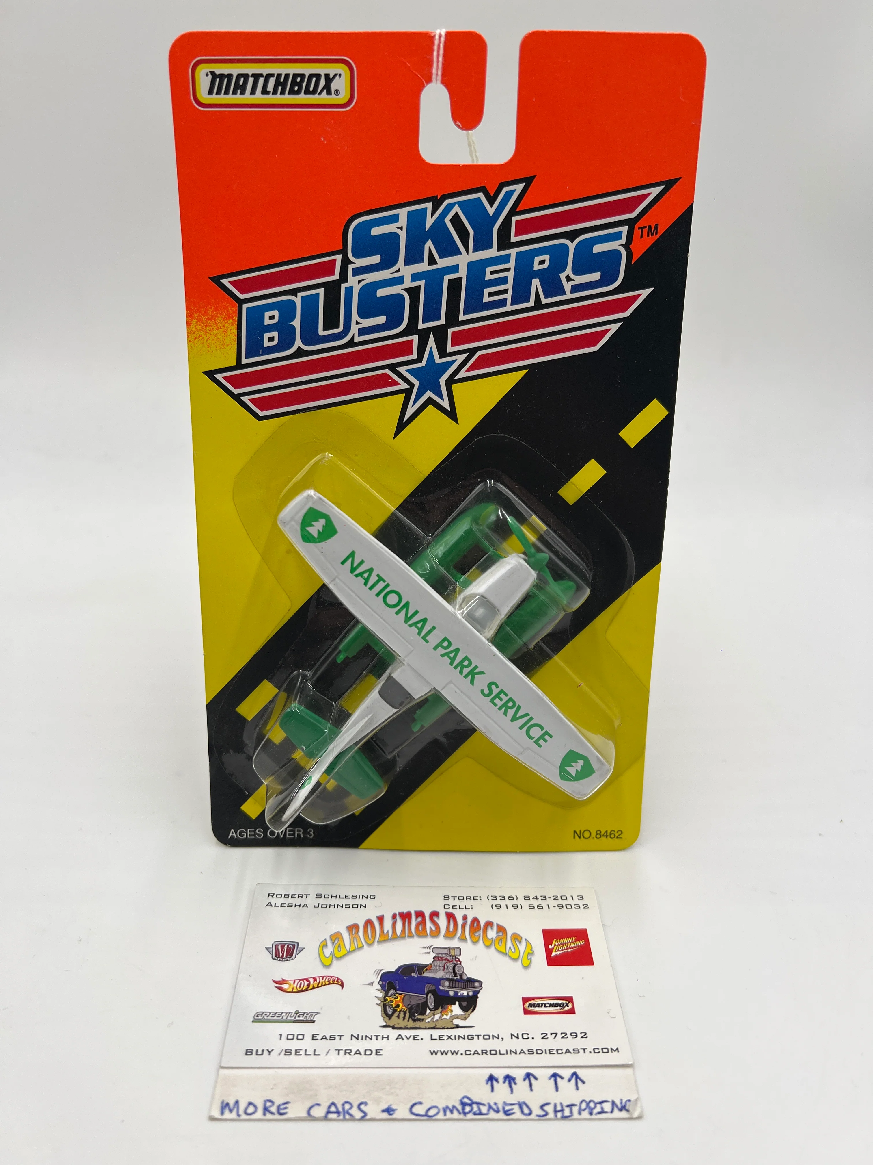 Matchbox Skybusters 8462 #3 National Parks Service Ski Plane