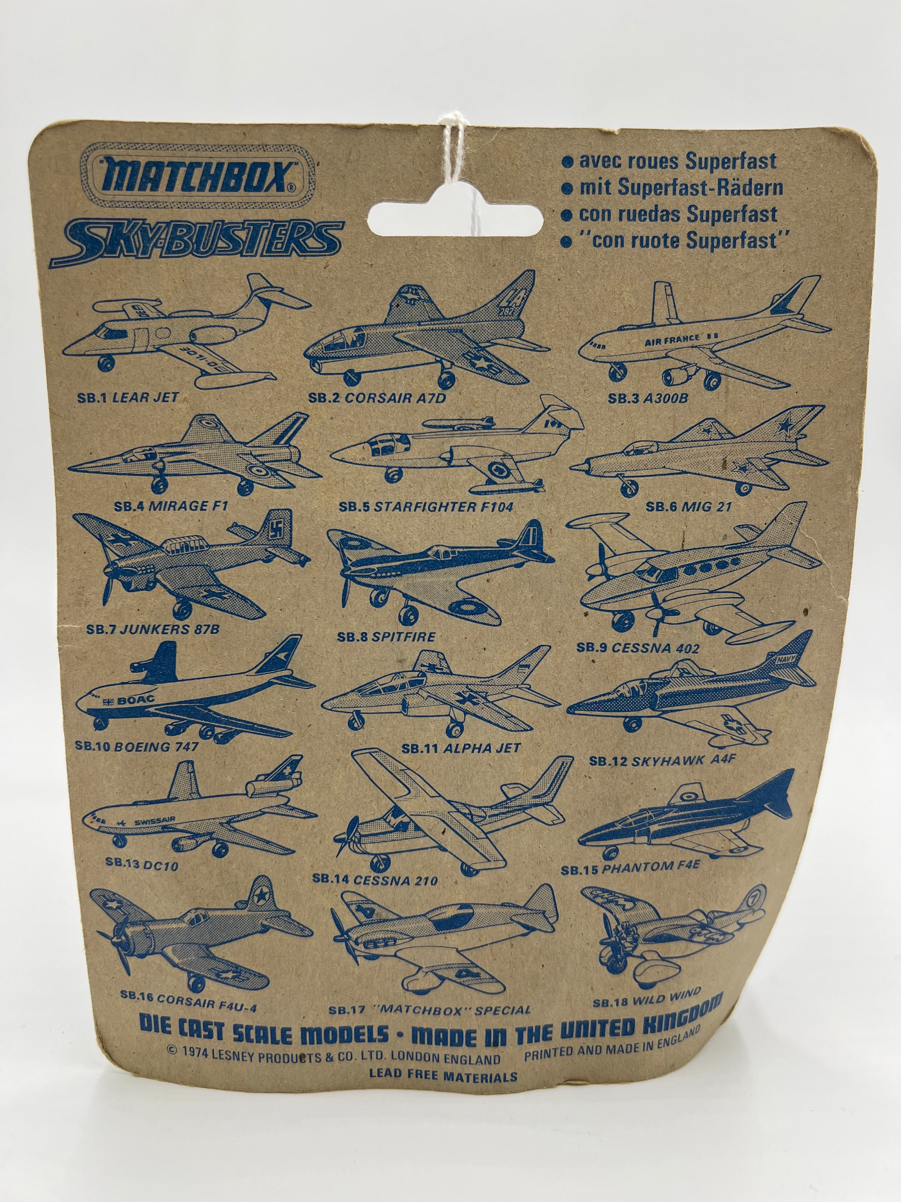 Matchbox Skybusters SB-13 DC10 Swissair - Image 7
