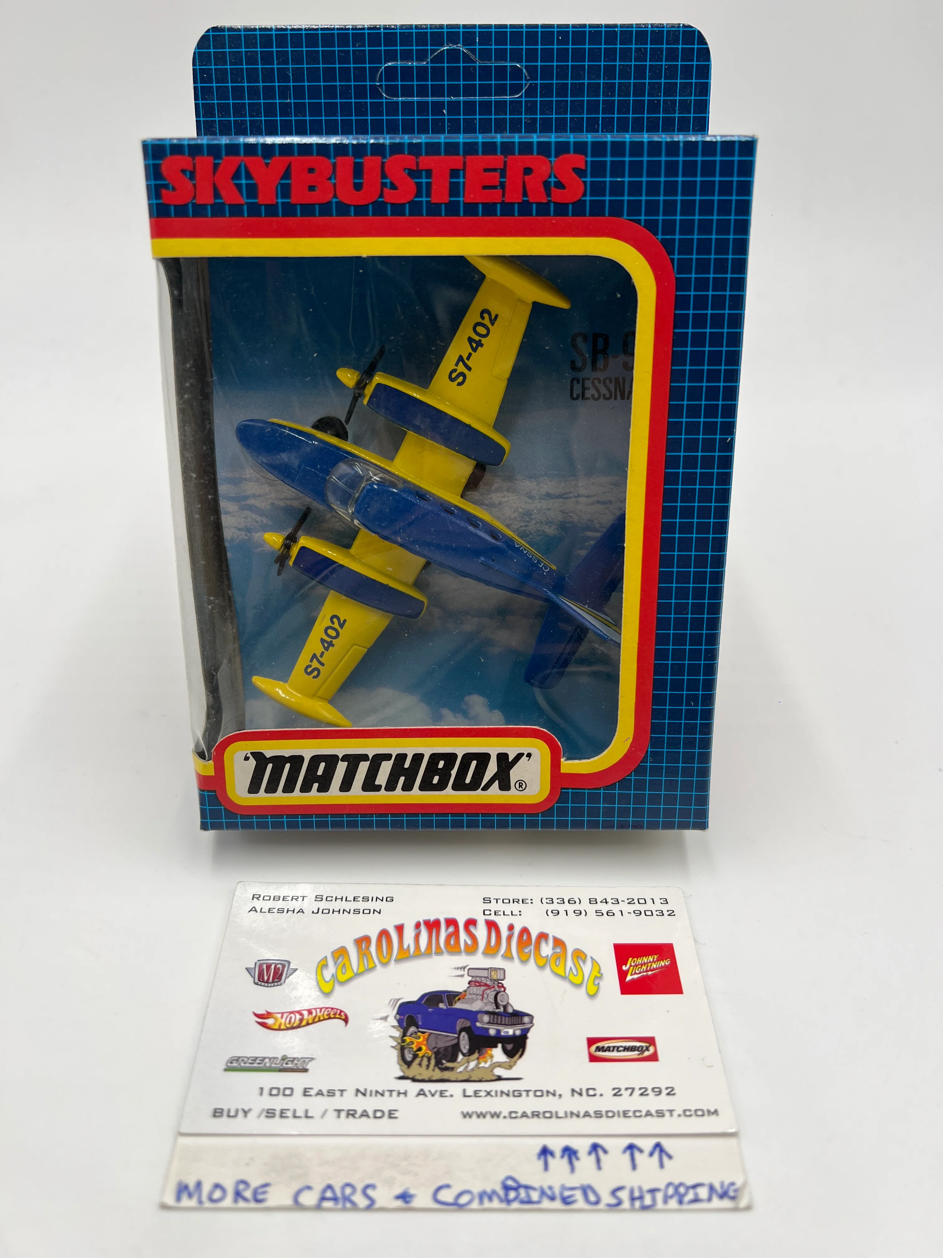 Matchbox Skybusters SB-9 Cessna 402 Unpunched