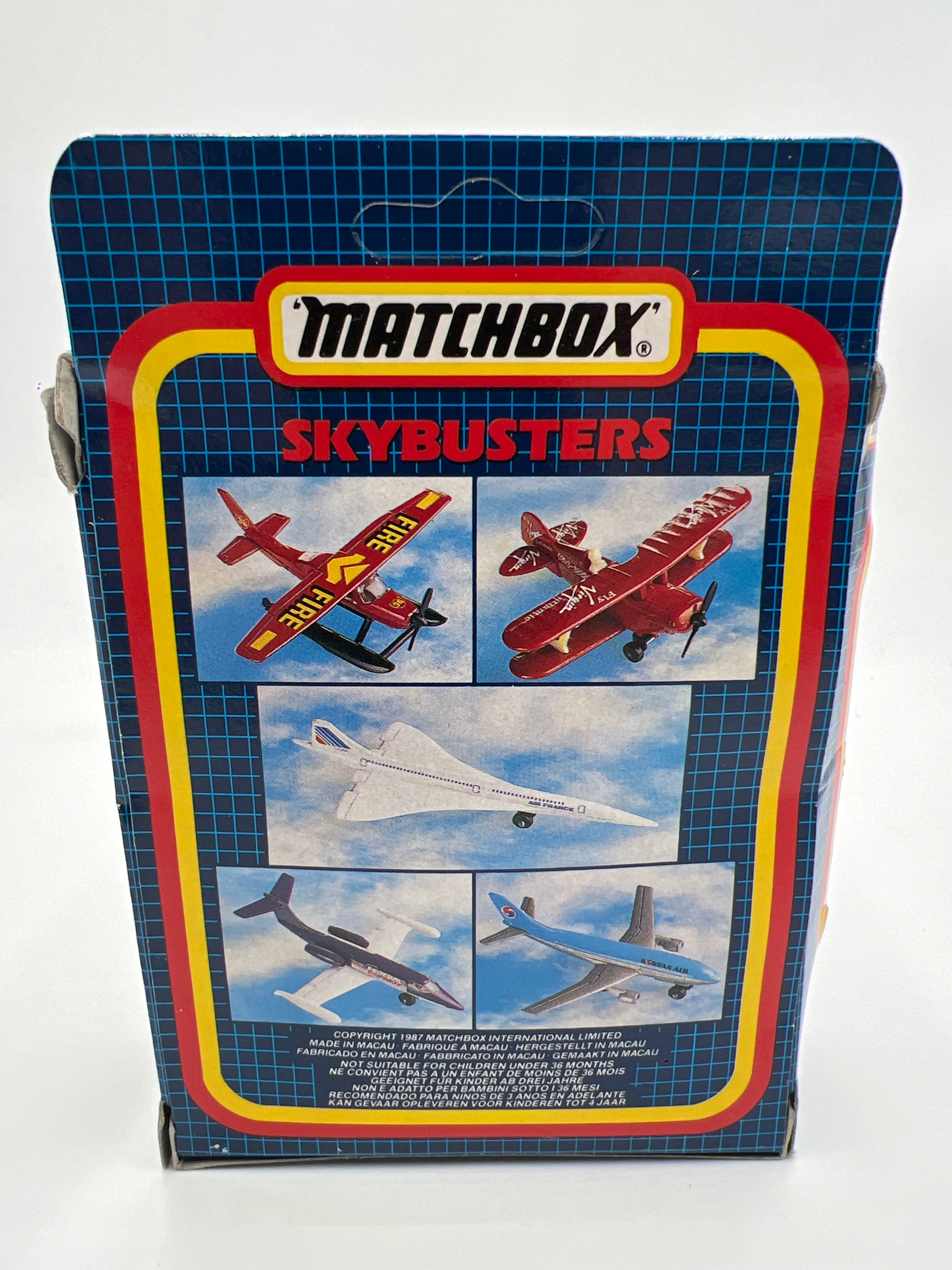 Matchbox Skybusters SB-29 SR-71 Blackbird USAF Unpunched (2) Box Not Perfect - Image 8
