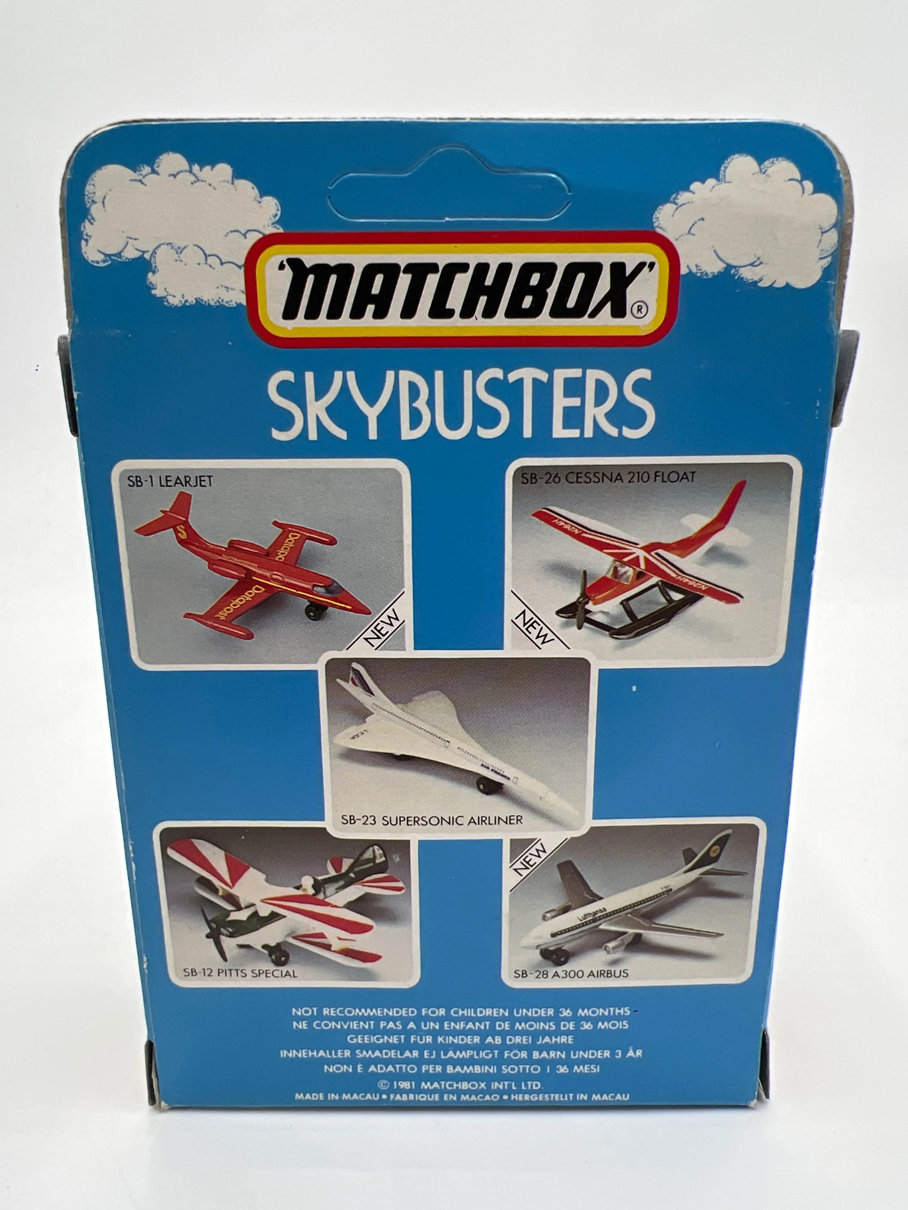 Matchbox Skybusters SB-4 Mirage F1 Orange Unpunched - Image 7