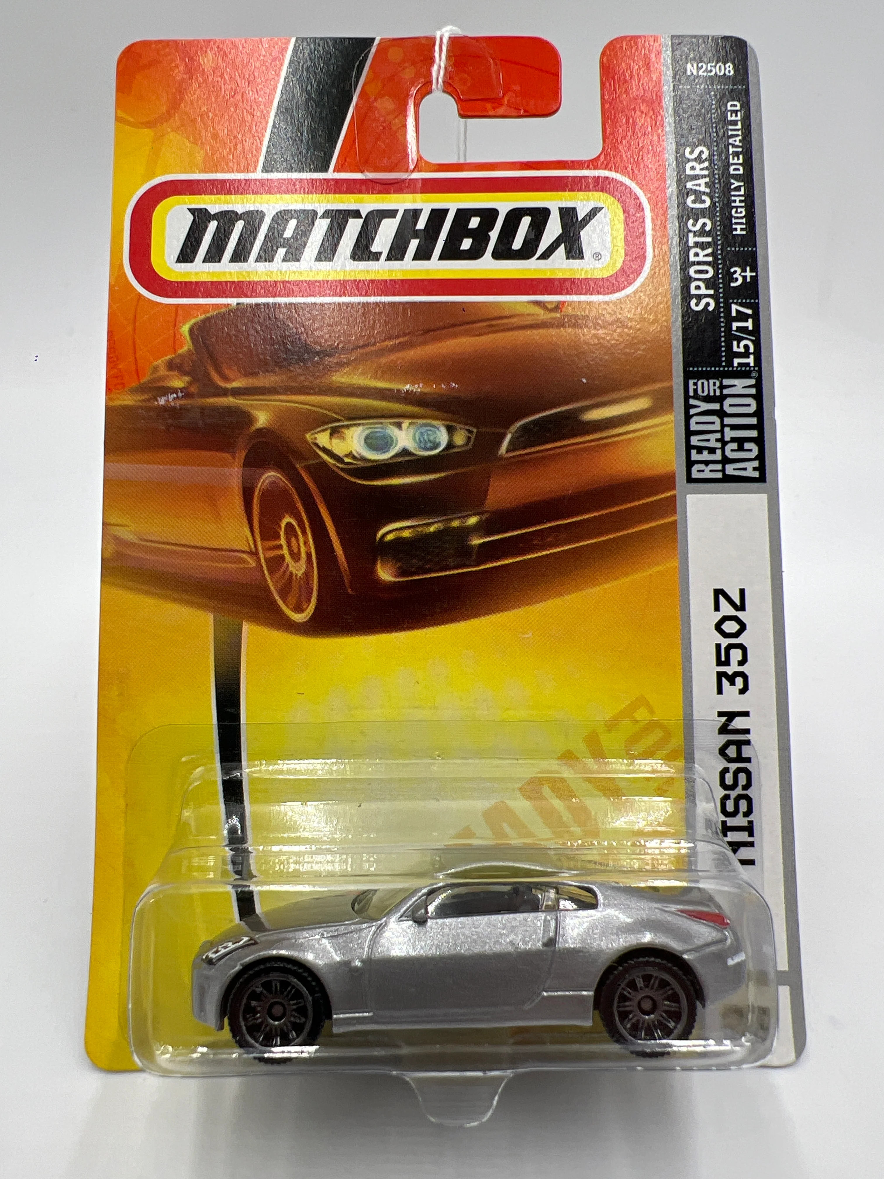 Matchbox Sports Cars #23 Nissan 350Z Silver SR - Image 2