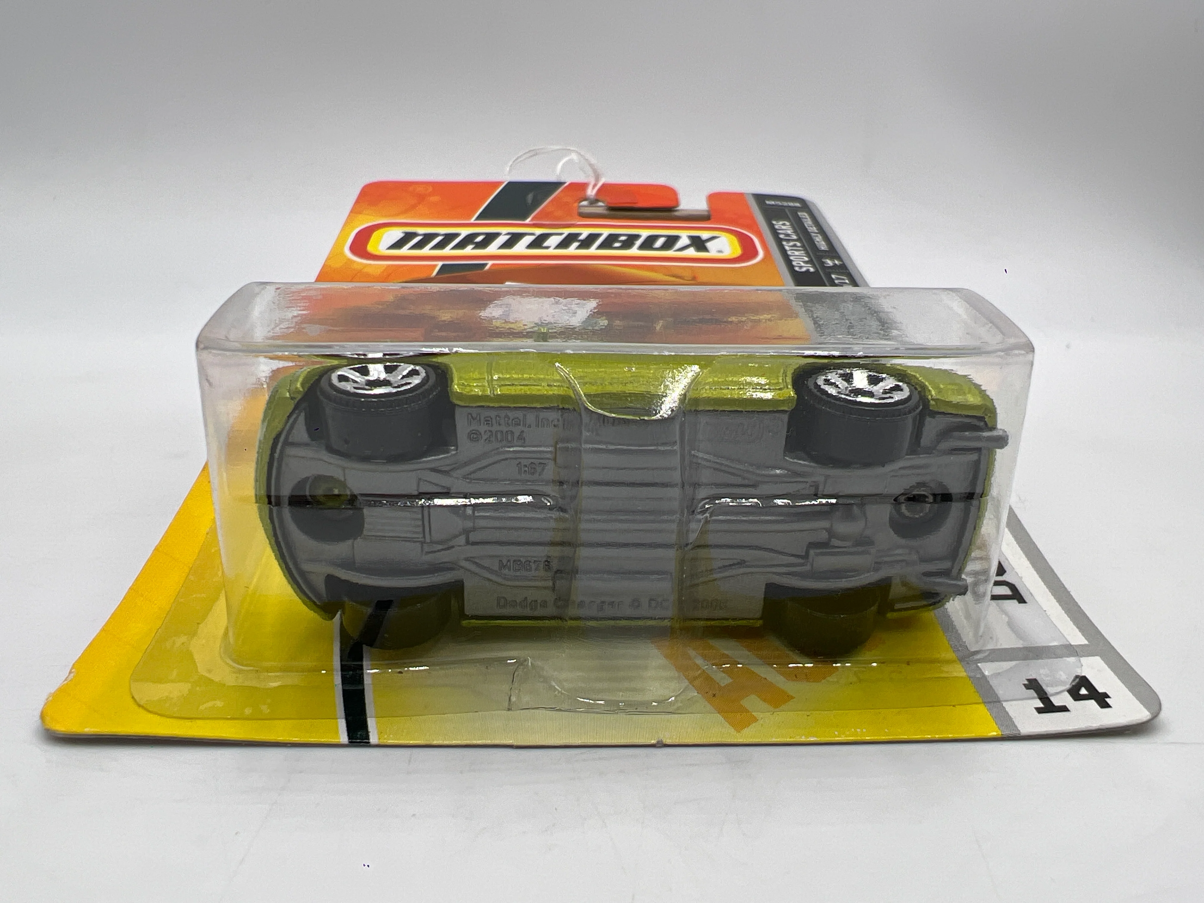 Matchbox Sports Cars #14 Dodge Charger Green 217F - Image 6