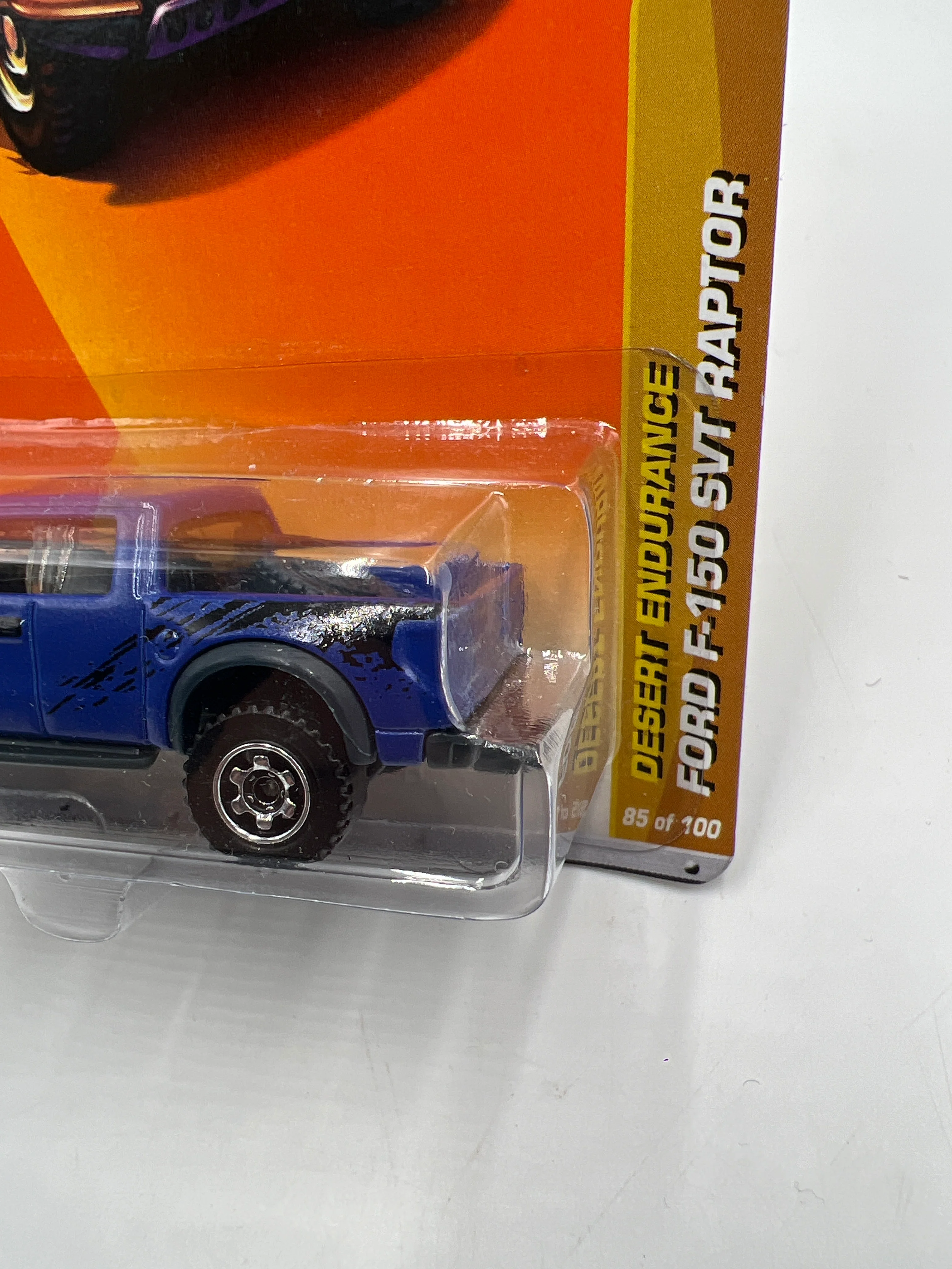 Matchbox #85 Desert Endurance Ford F150 SVT Raptor Blue 30D - Image 4