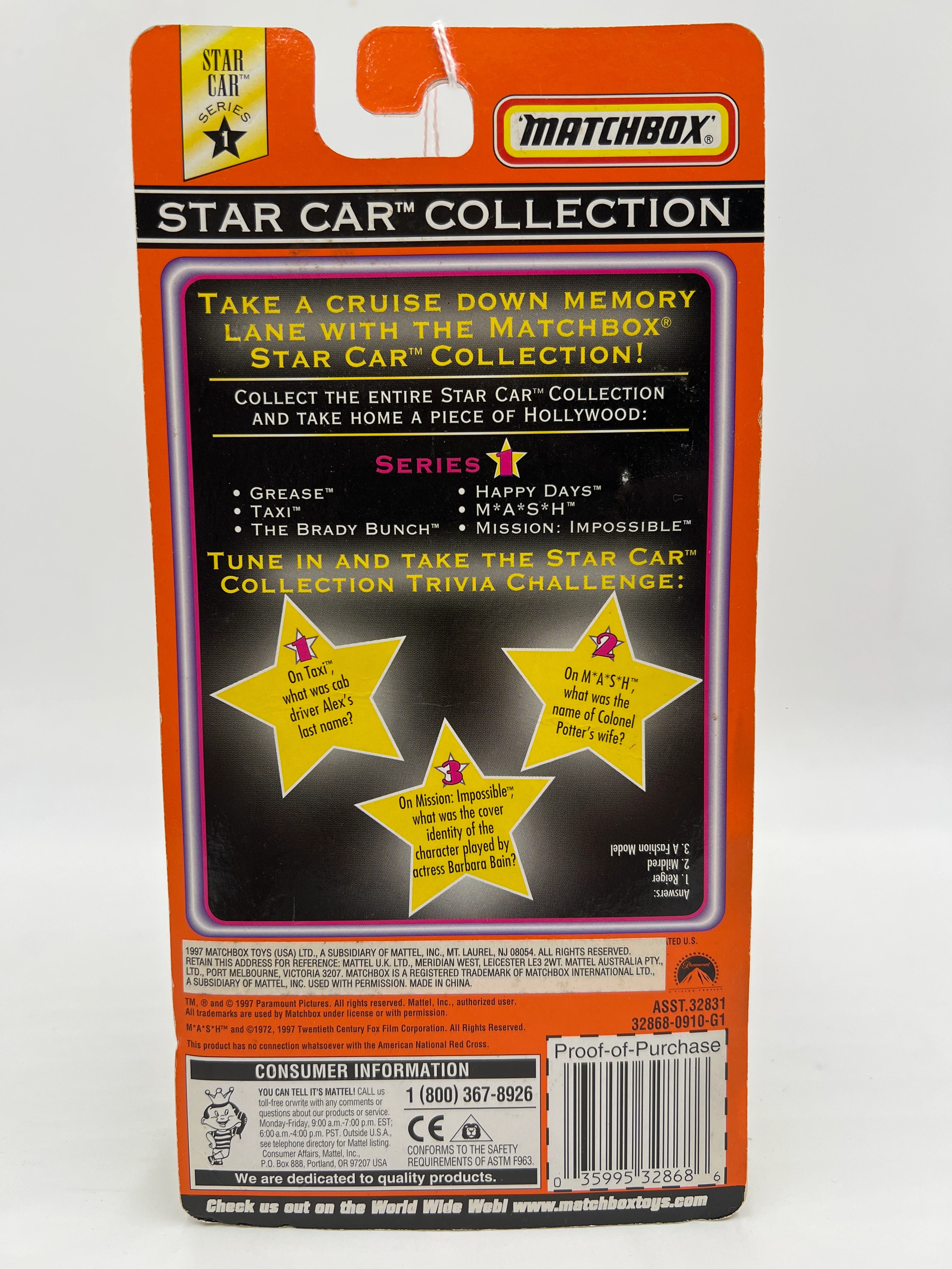Matchbox Star Car Collection MASH 4077s Jeep - Image 2