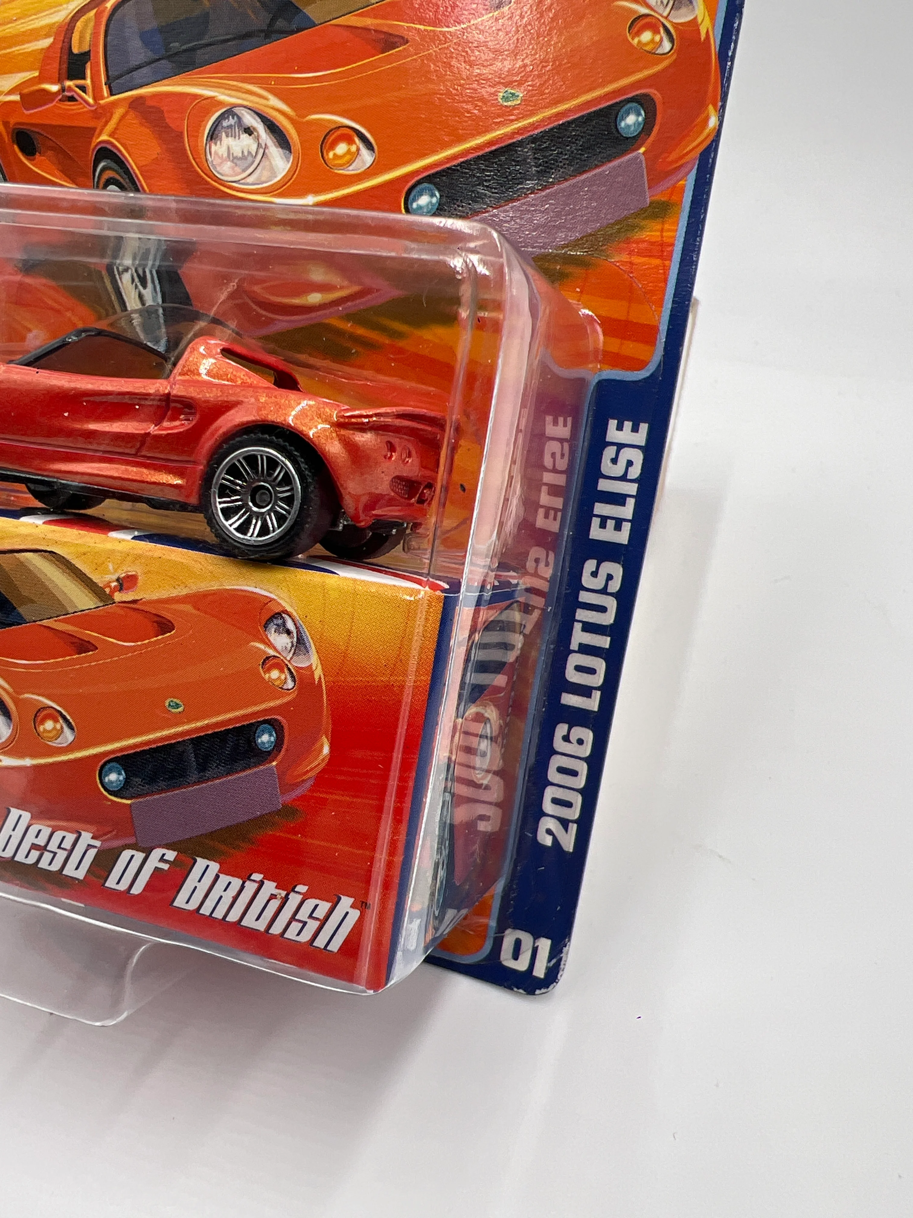 Matchbox Best Of British #1 2006 Lotus Elise Orange 174D - Image 4