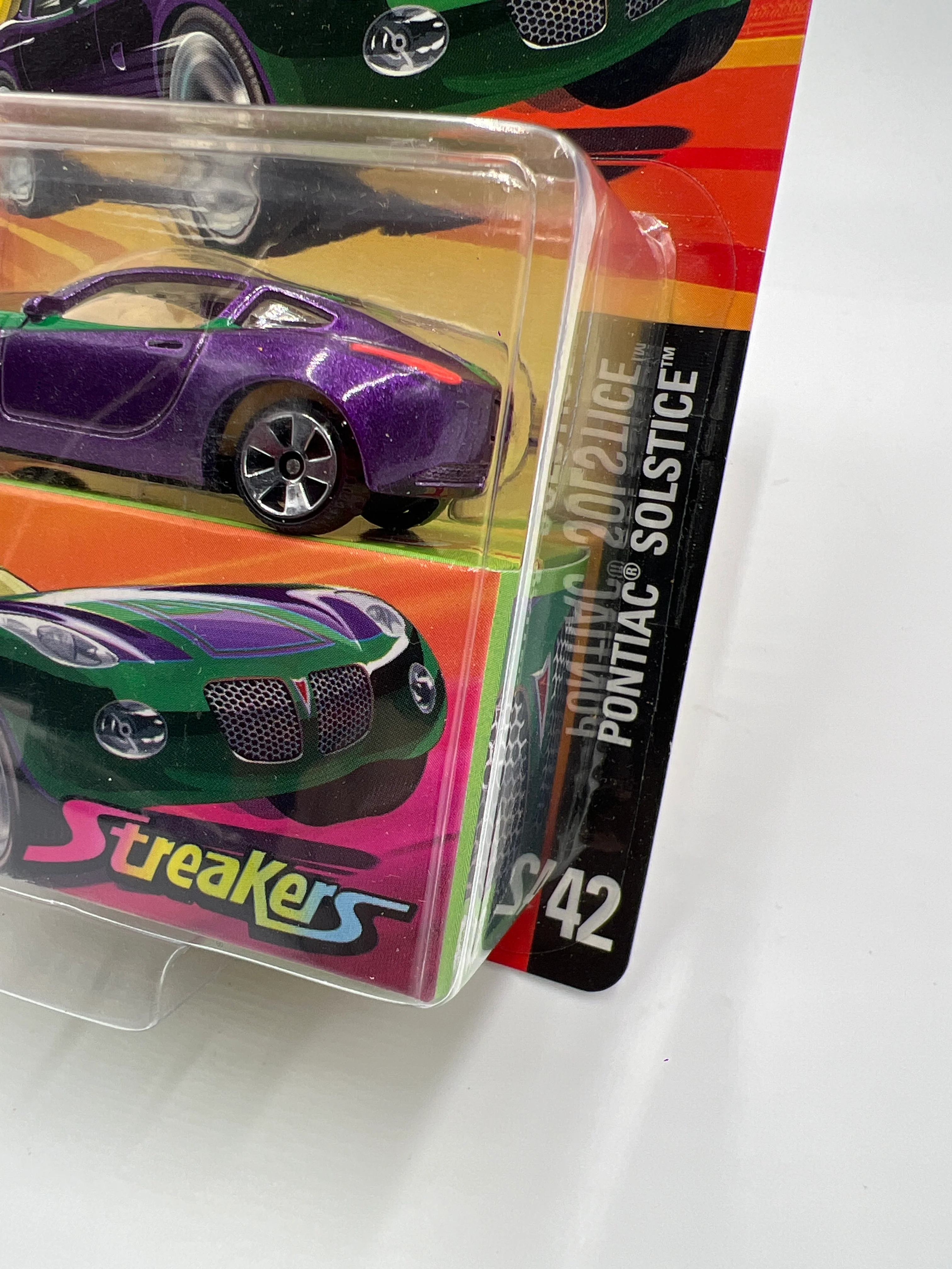 Matchbox Streakers #42 Pontiac Solstice Purple/Green only 15,500 made - Image 3