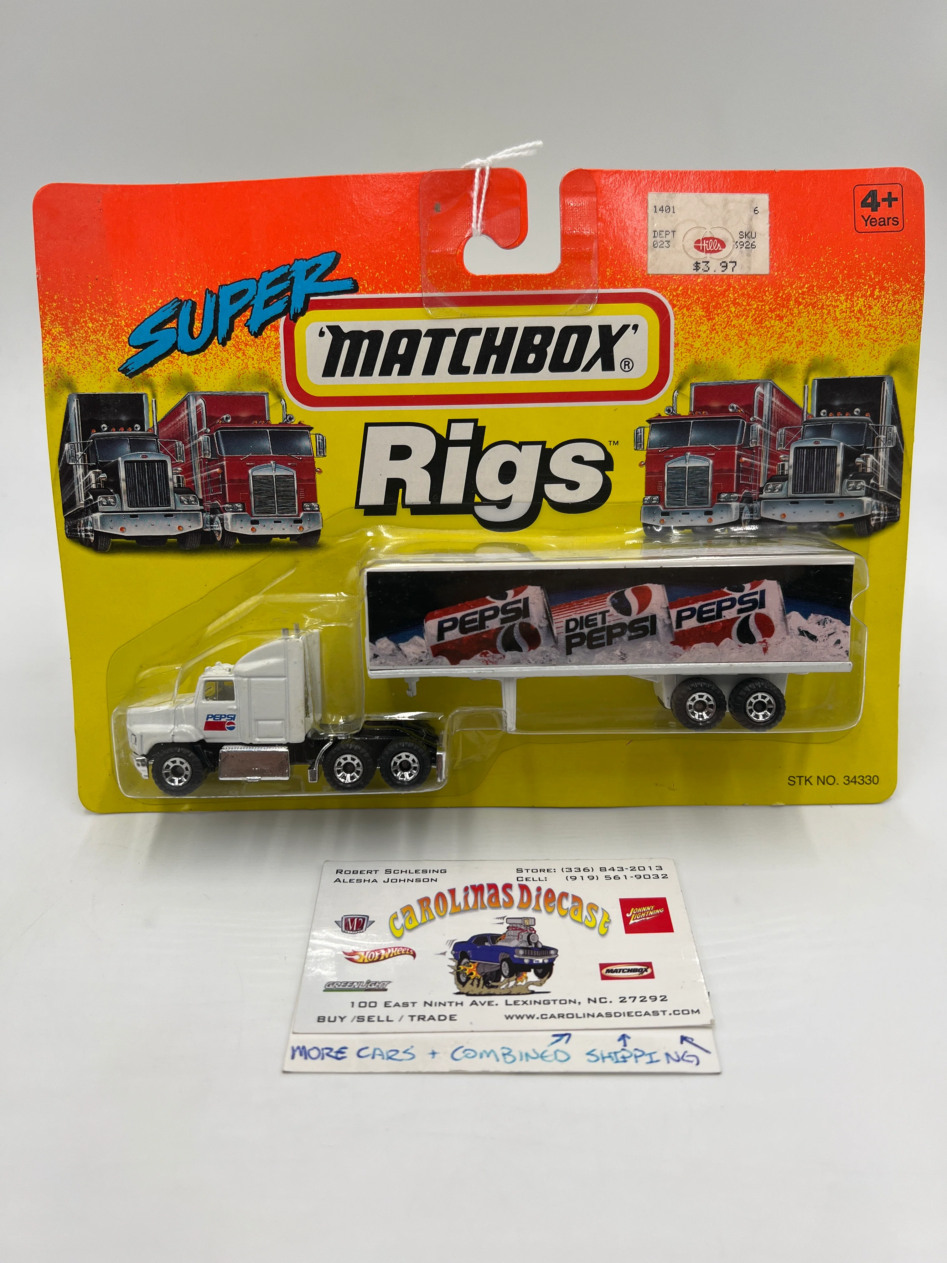 Matchbox Super Rigs Pepsi Ford Aeromax White SR