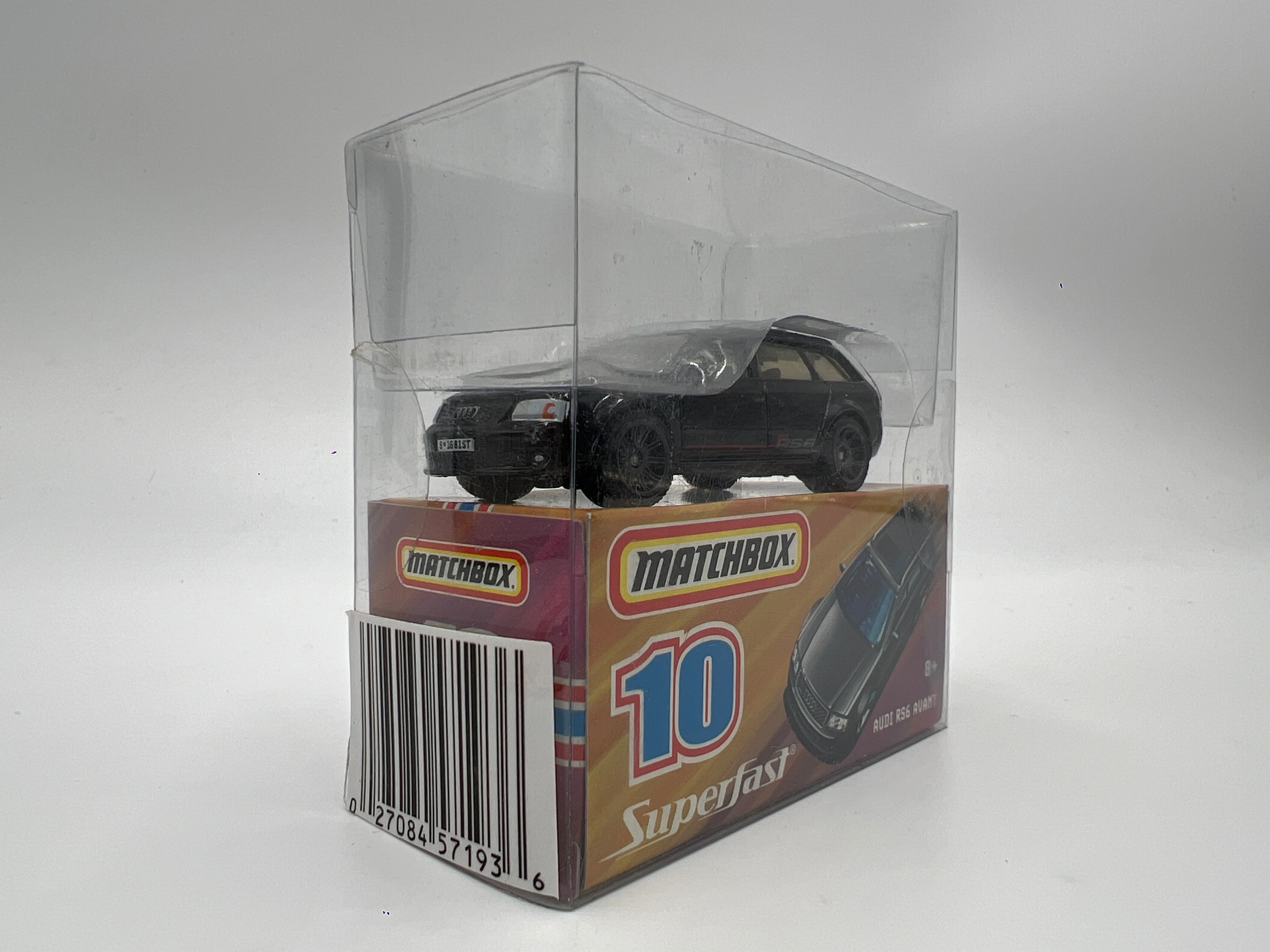 Matchbox Superfast #10 Audi RS6 Avant Black W/Gray Wheels - Image 4