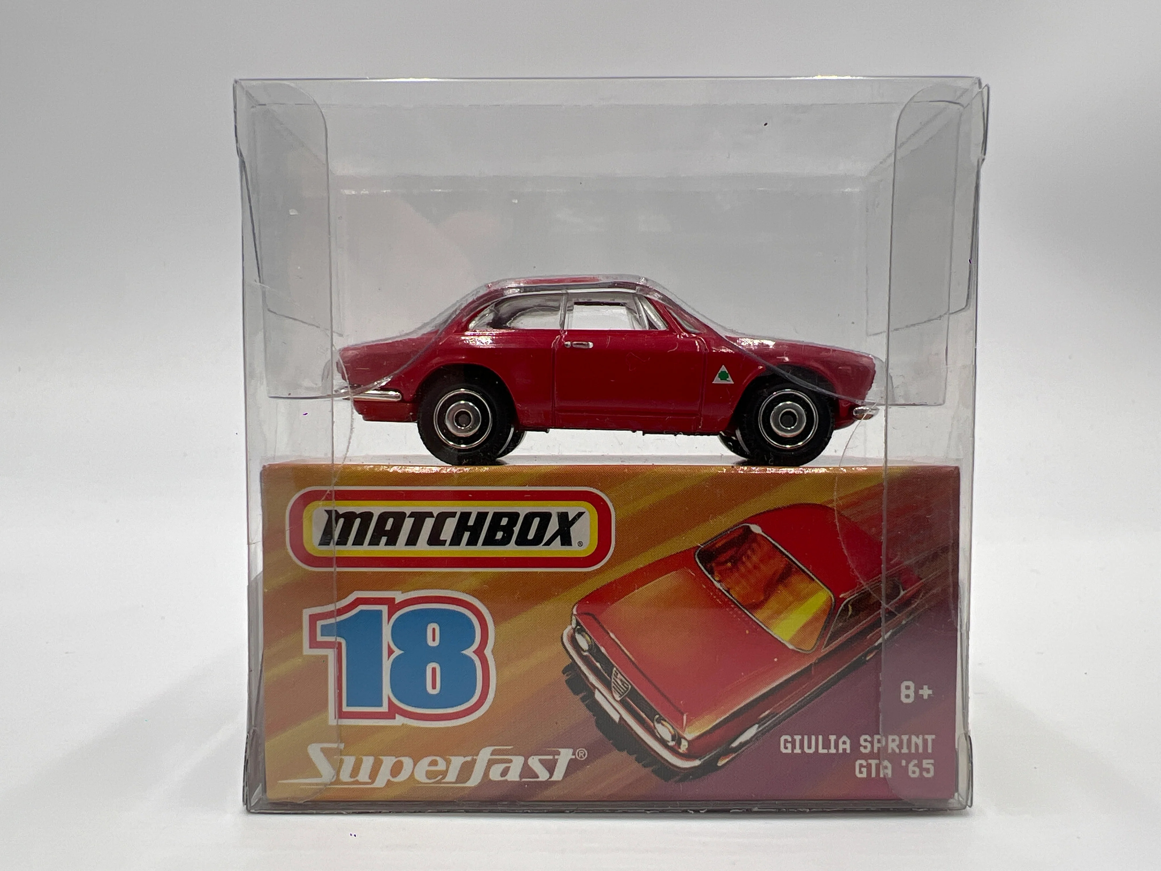 Matchbox Superfast #18 Giulia Sprint GTA 65 Red - Image 6