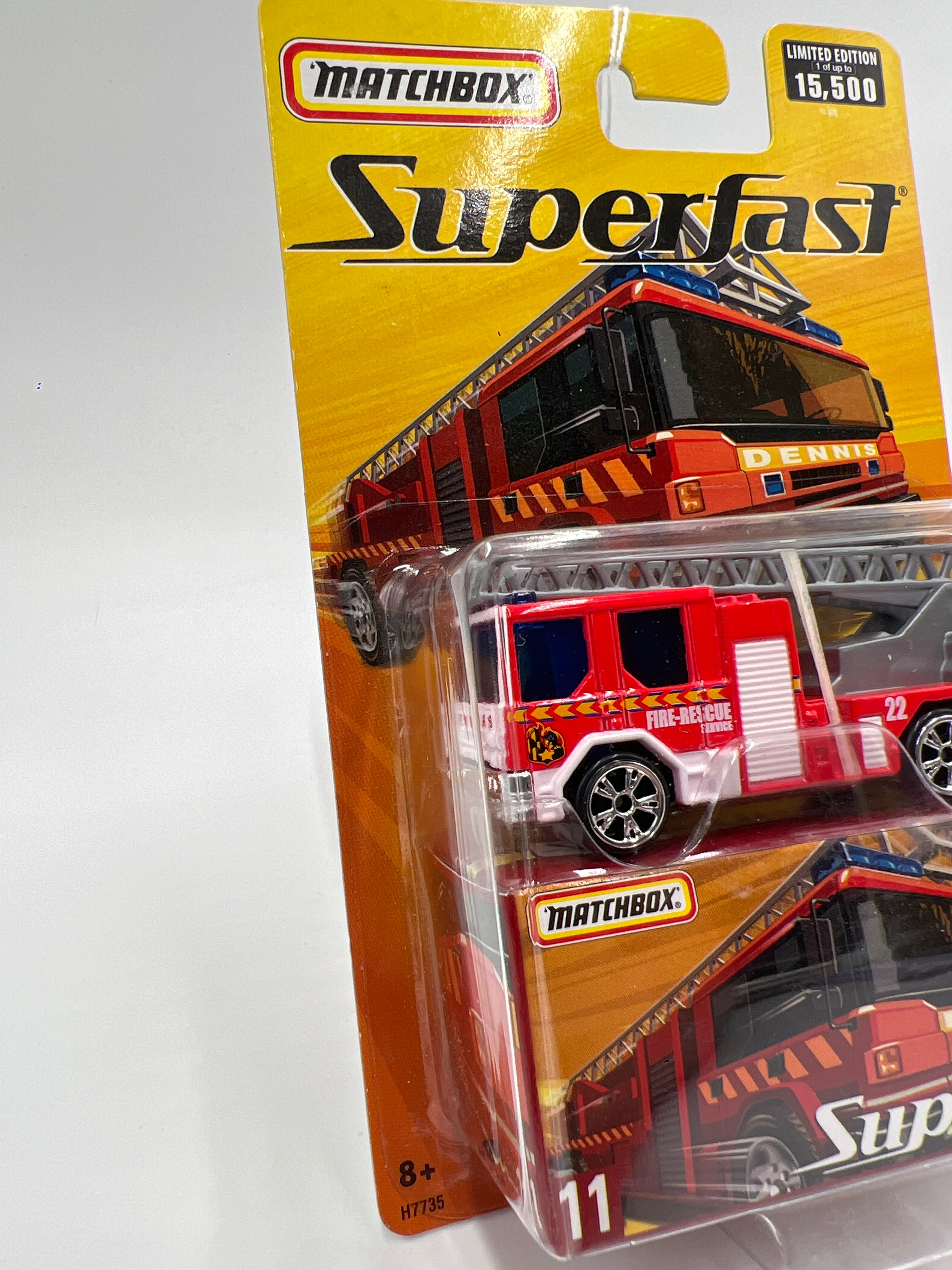 Matchbox Superfast #11 Dennis Sabre Fire Truck Red 169i - Image 5