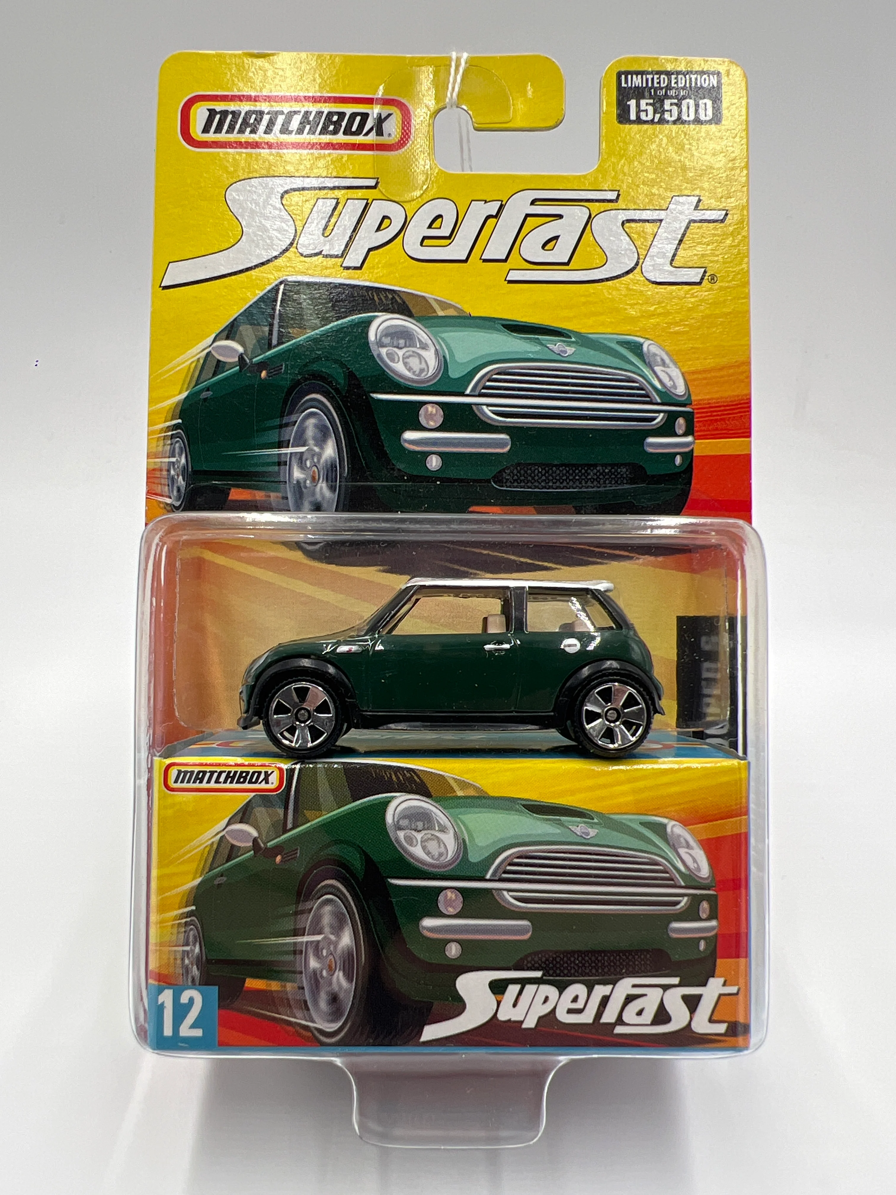 Matchbox Superfast #12 Mini Cooper S Green 167Q - Image 2