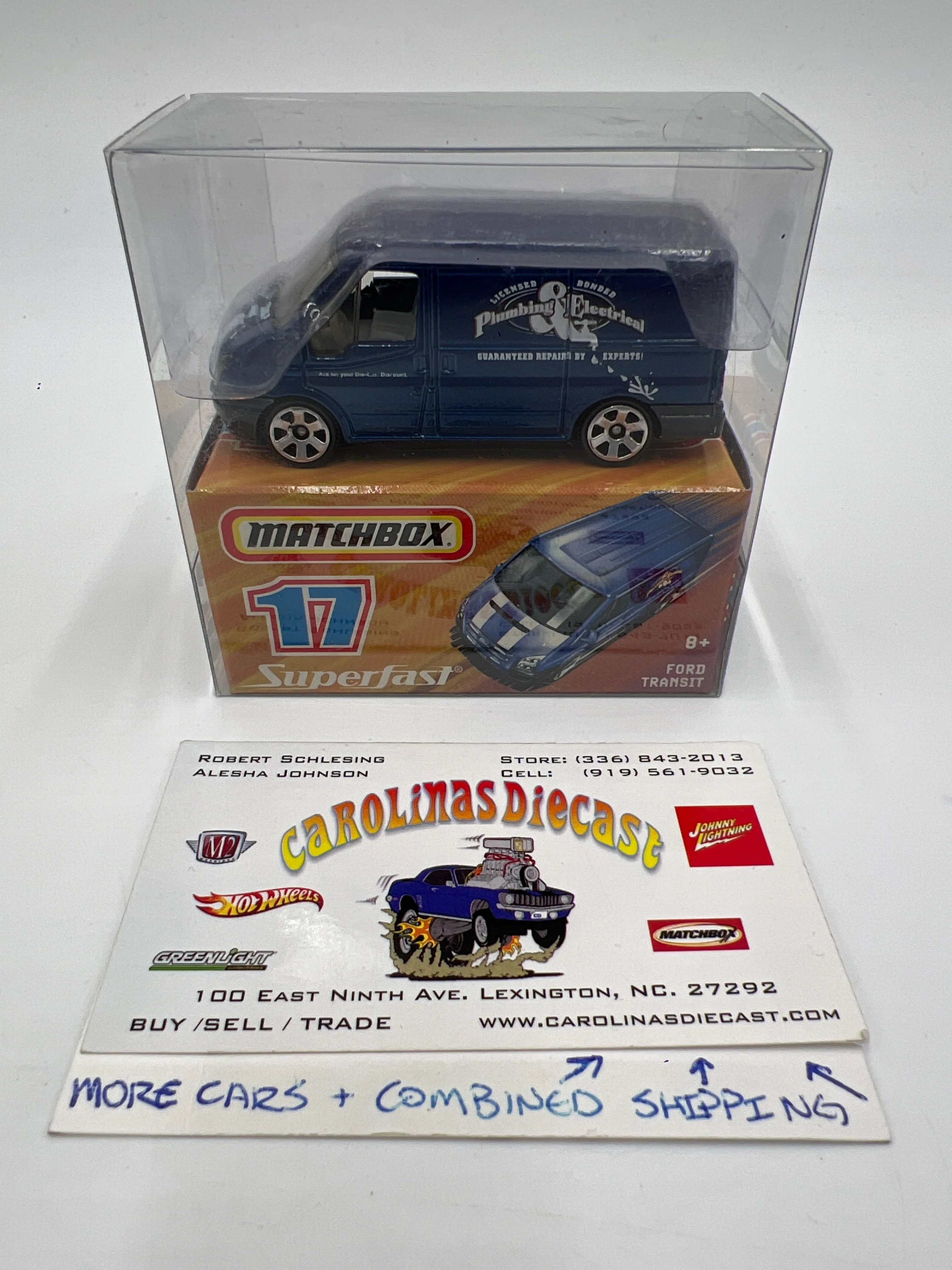 Matchbox Superfast #17 Ford Transit Blue