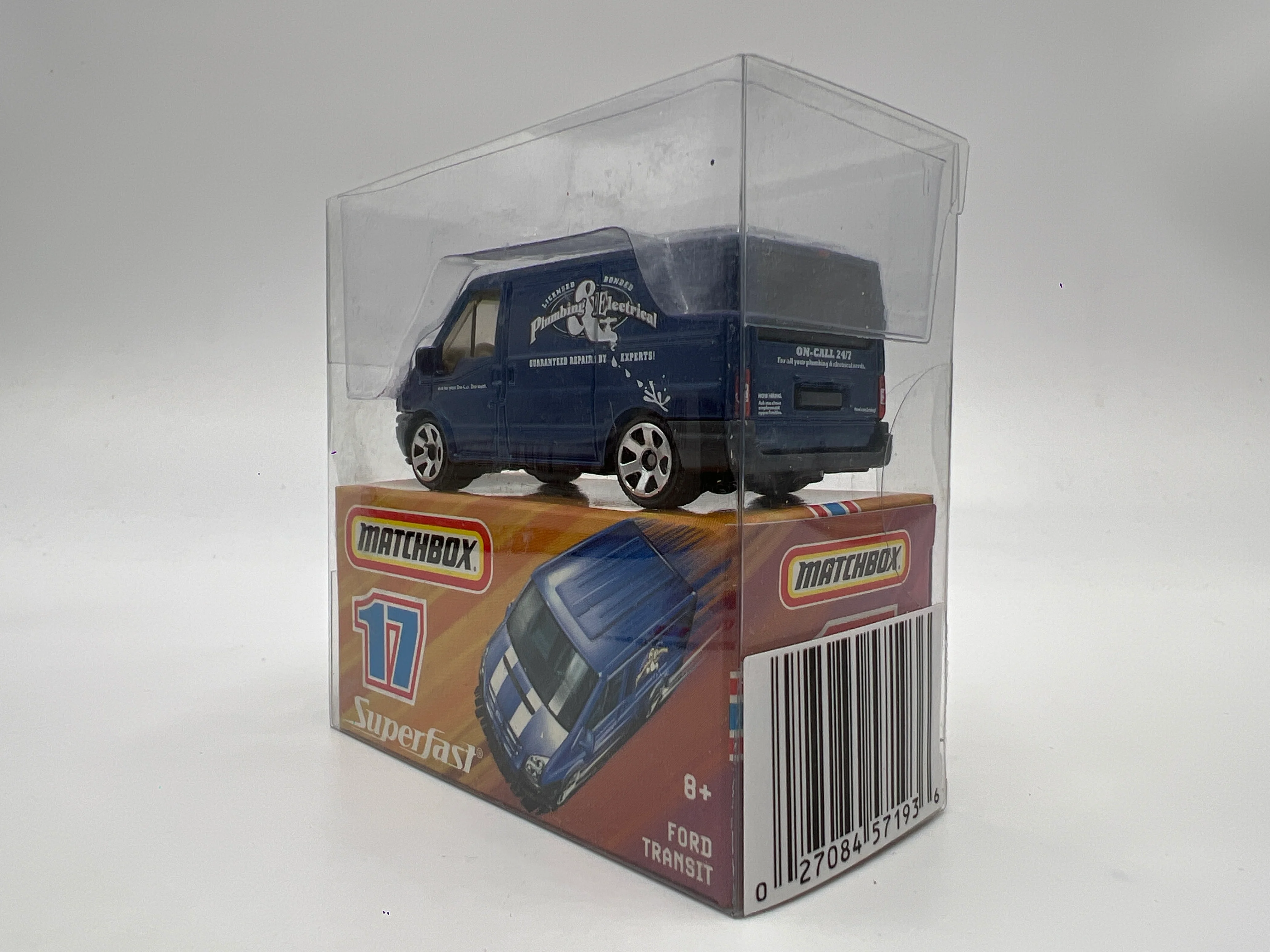 Matchbox Superfast #17 Ford Transit Blue - Image 5