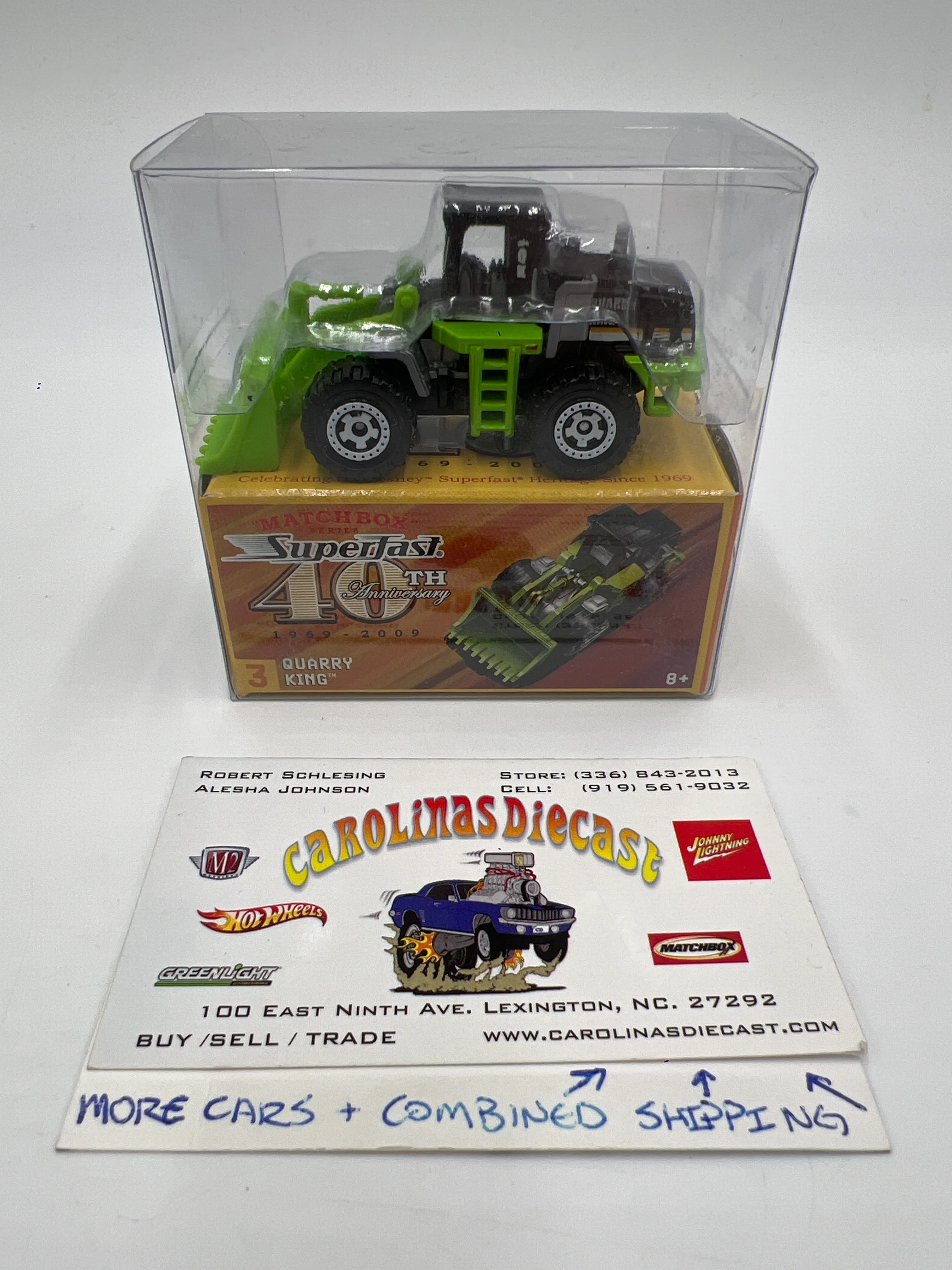 Matchbox Superfast 40th Anniversary #3 Quarry King Green/Black