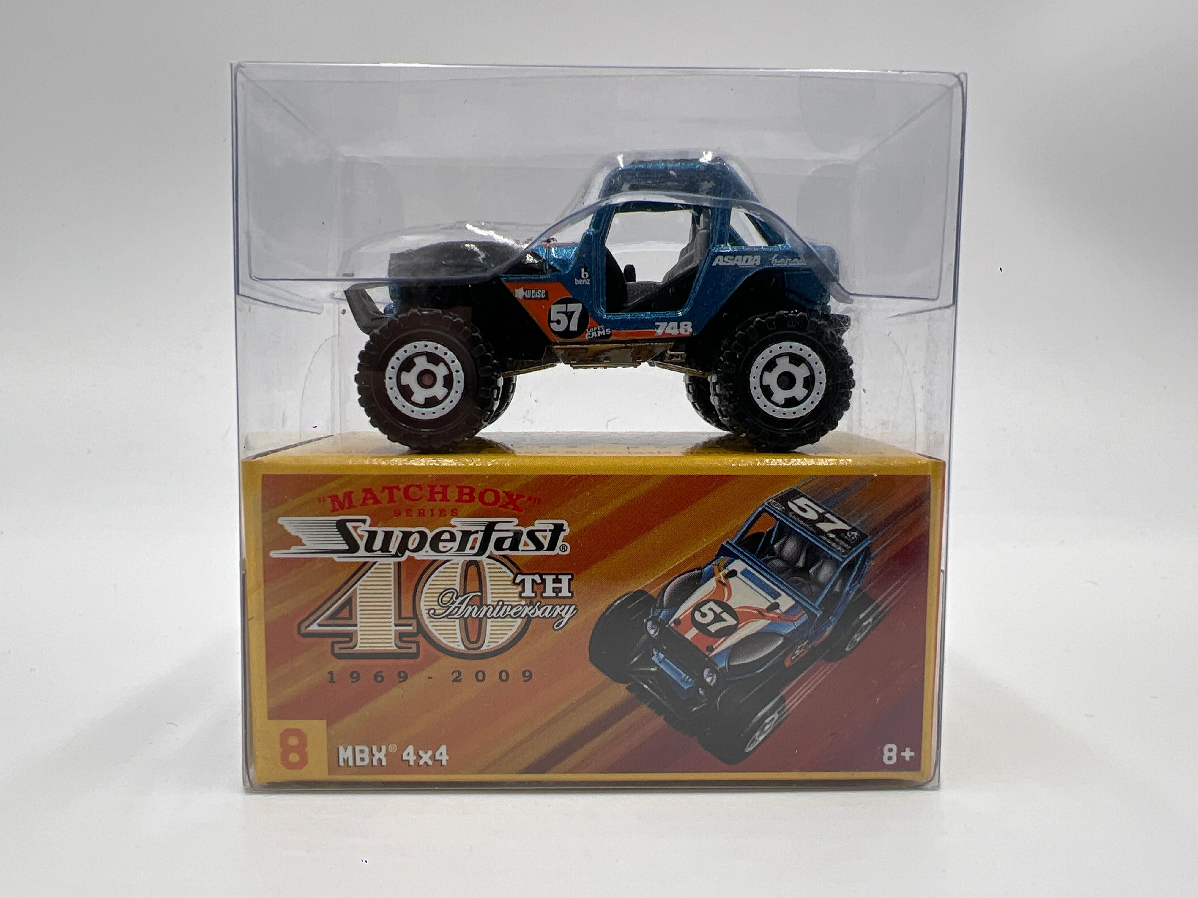 Matchbox Superfast 40th Anniversary #8 MBX 4x4 Blue - Image 2