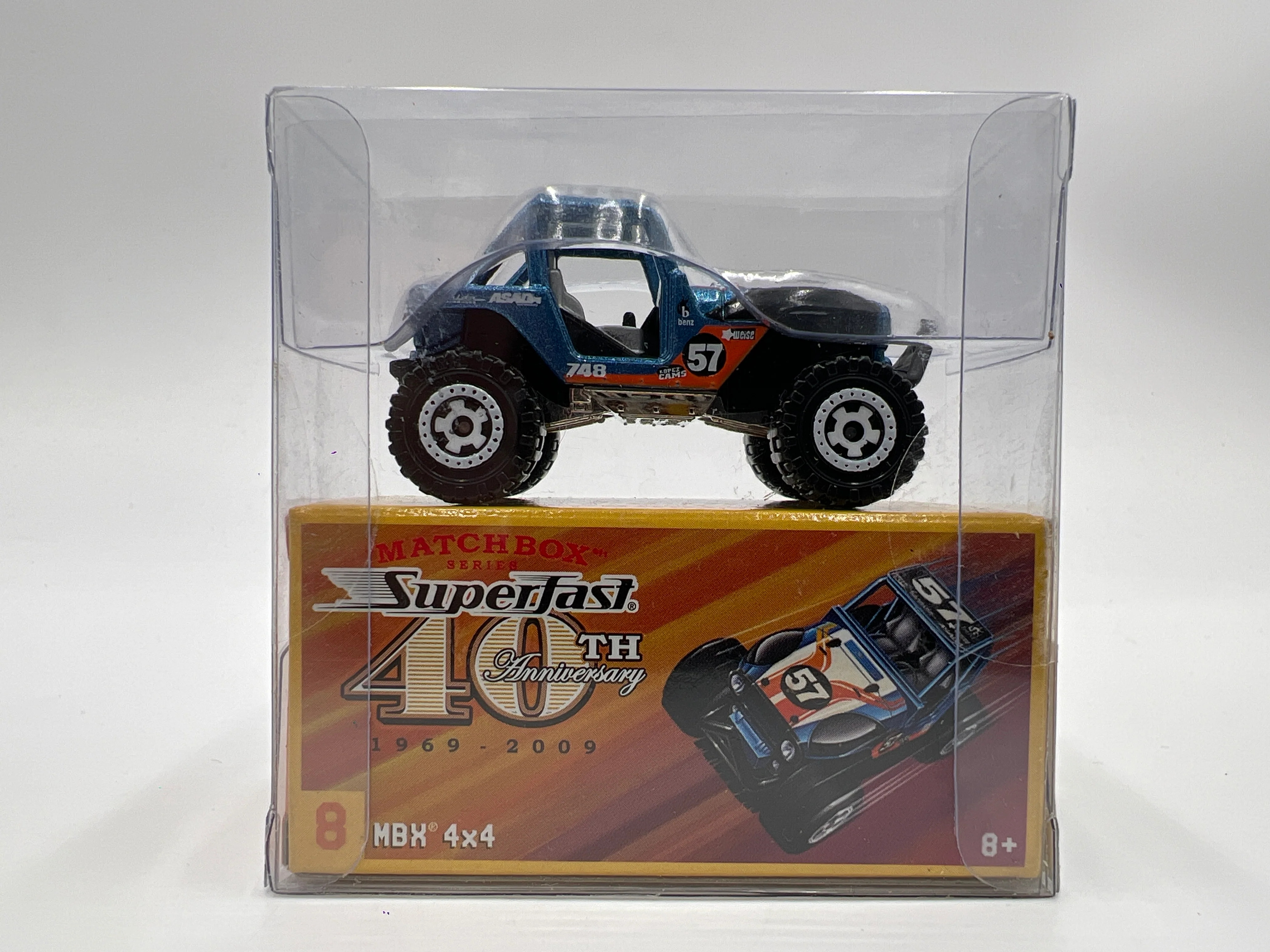 Matchbox Superfast 40th Anniversary #8 MBX 4x4 Blue - Image 6