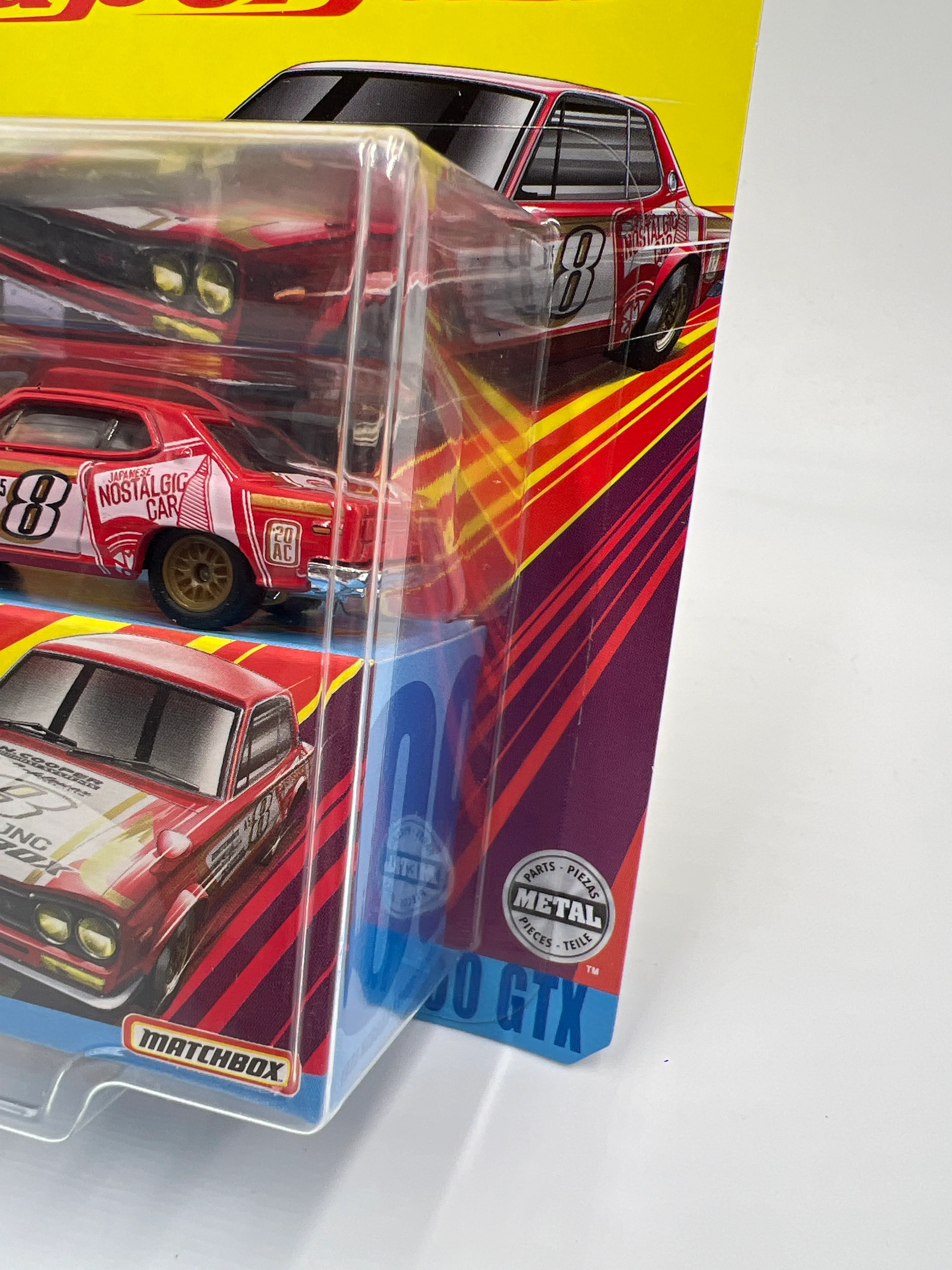 Matchbox Superfast #9 1971 Nissan Skyline 2000 GTX Red 173F - Image 4