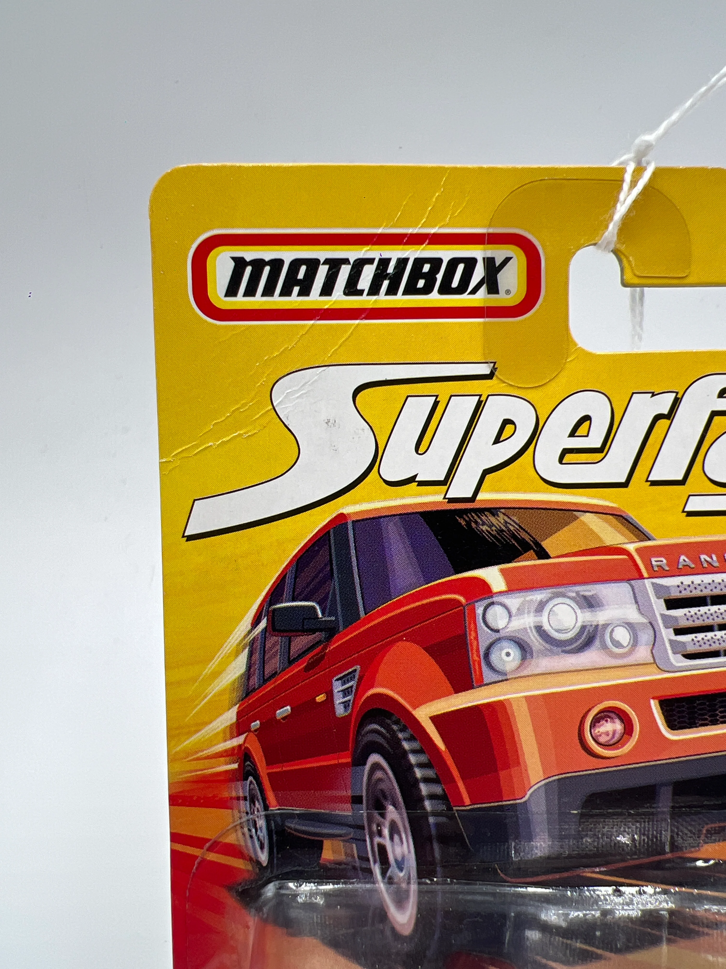 Matchbox Superfast #54 Range Rover Sport Orange Card Not Perfect - Image 3