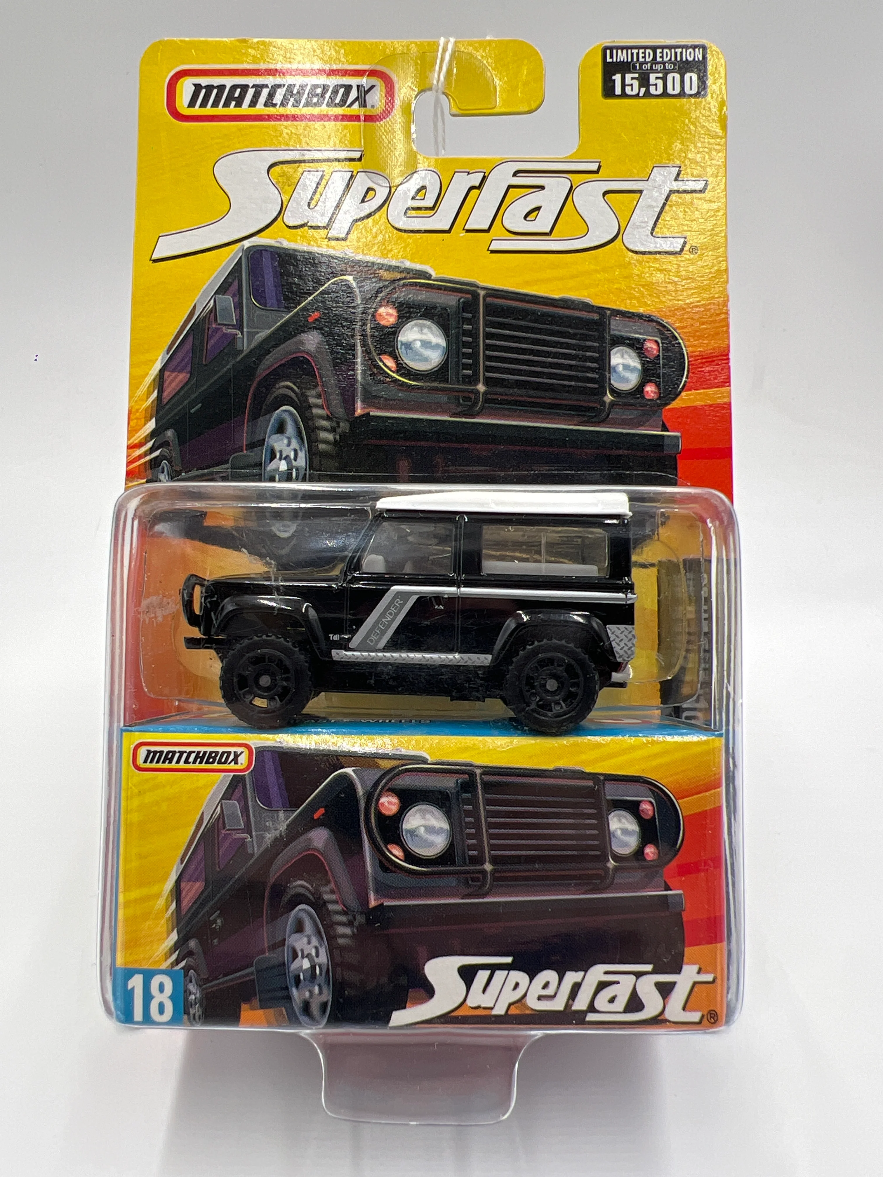 Matchbox Superfast #18 Land Rover Defender 90 Black SR - Image 2