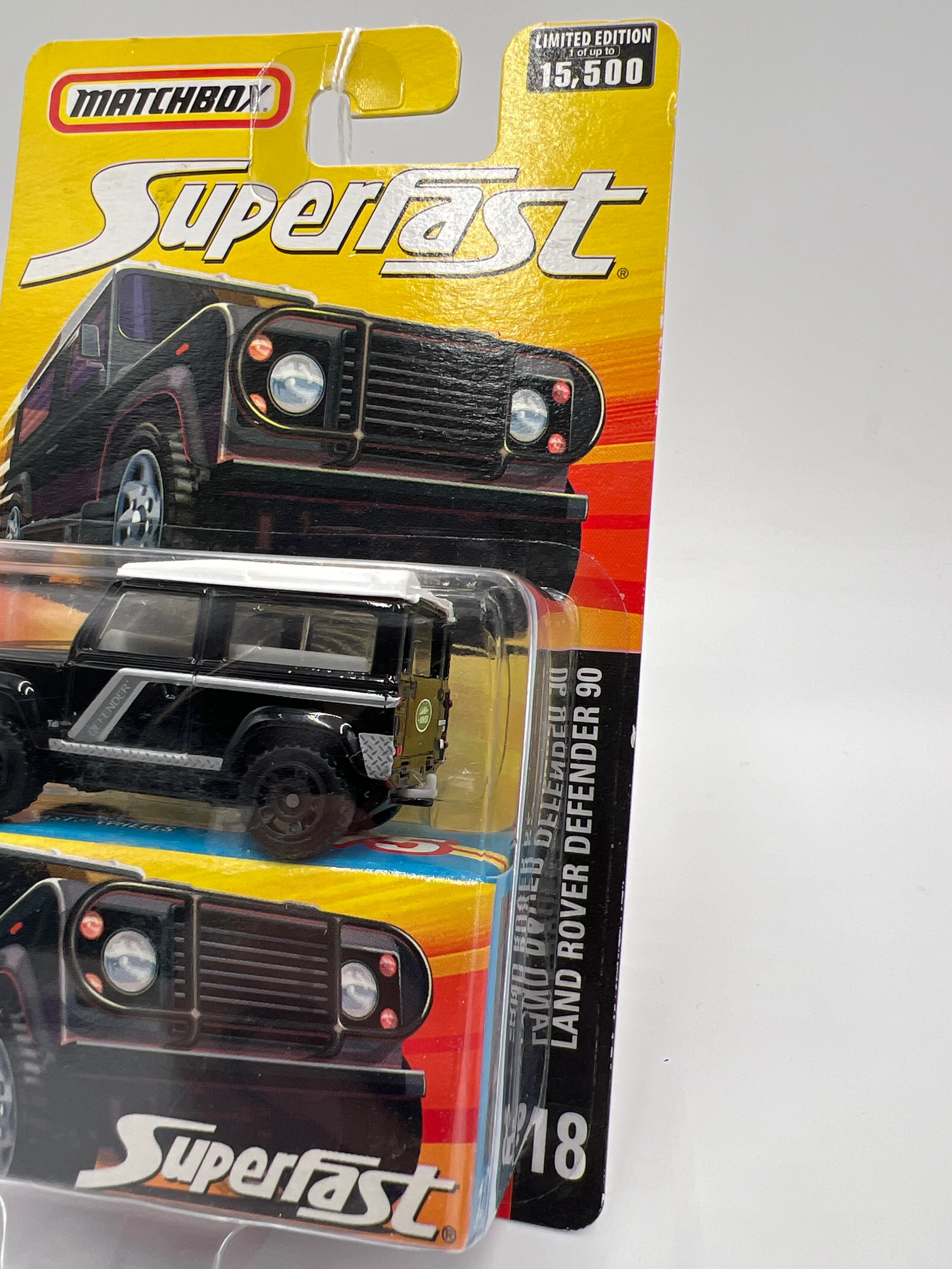 Matchbox Superfast #18 Land Rover Defender 90 Black SR - Image 4