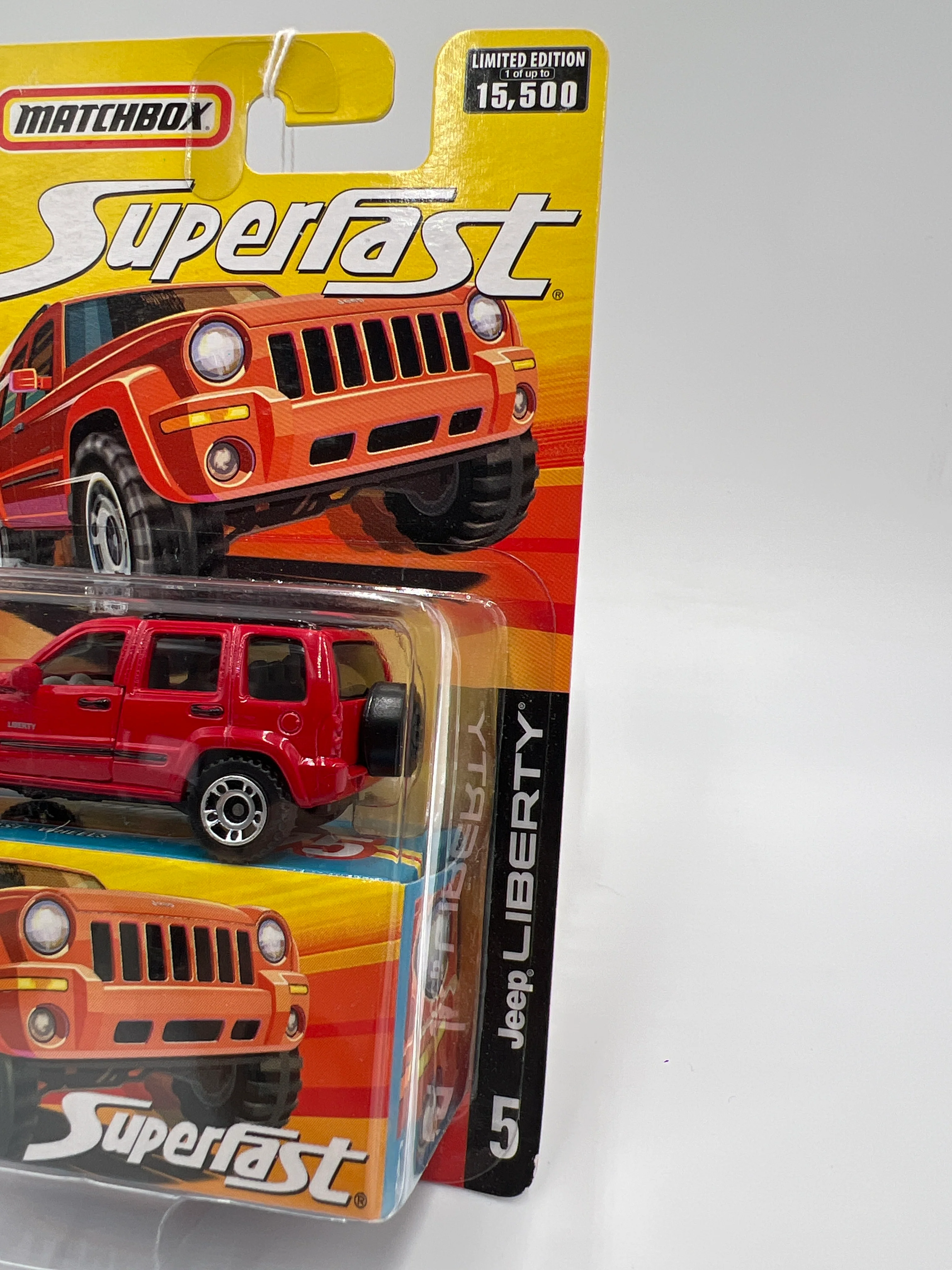 Matchbox Superfast #5 Jeep Liberty Red - Image 4