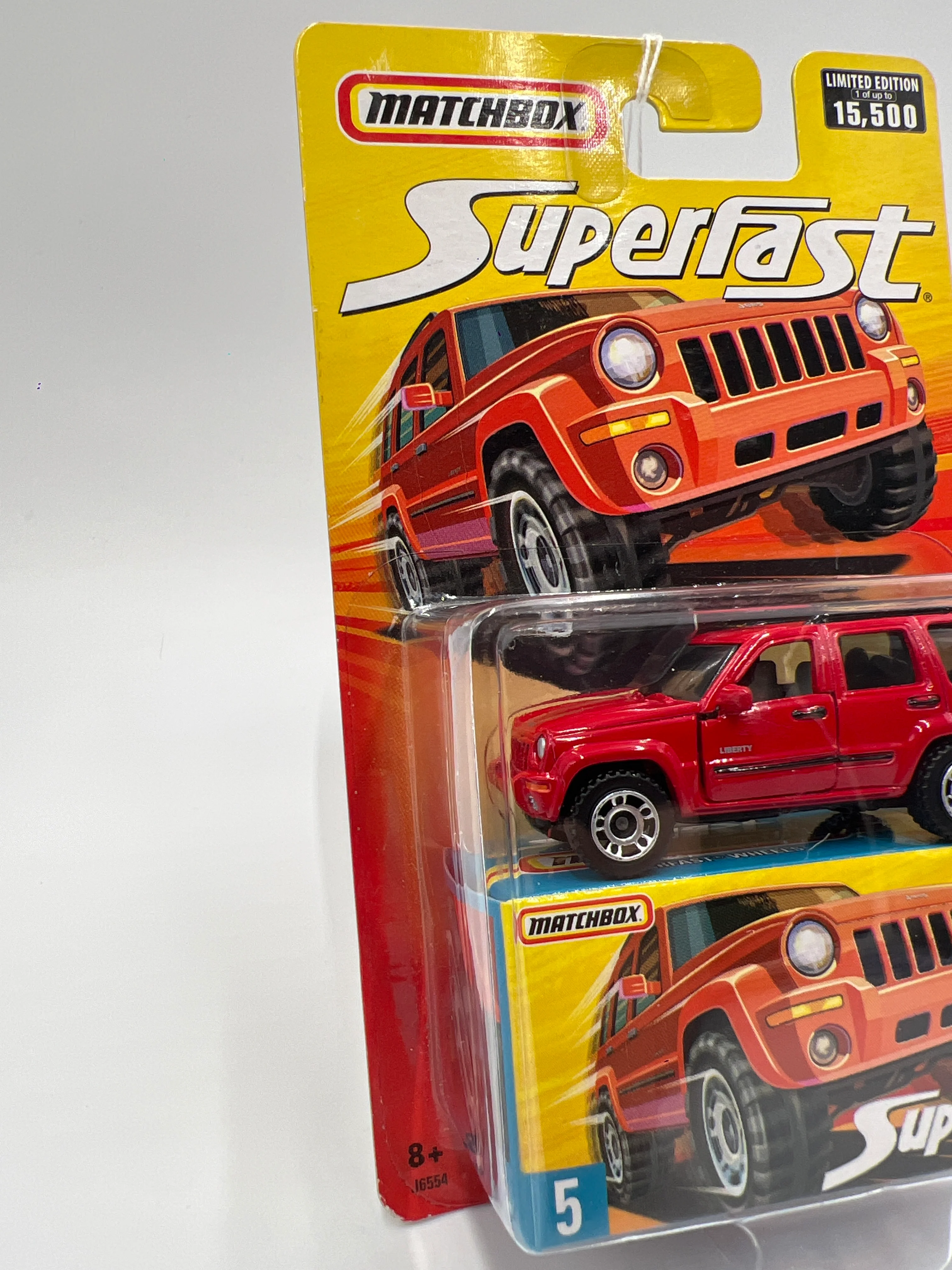 Matchbox Superfast #5 Jeep Liberty Red - Image 5
