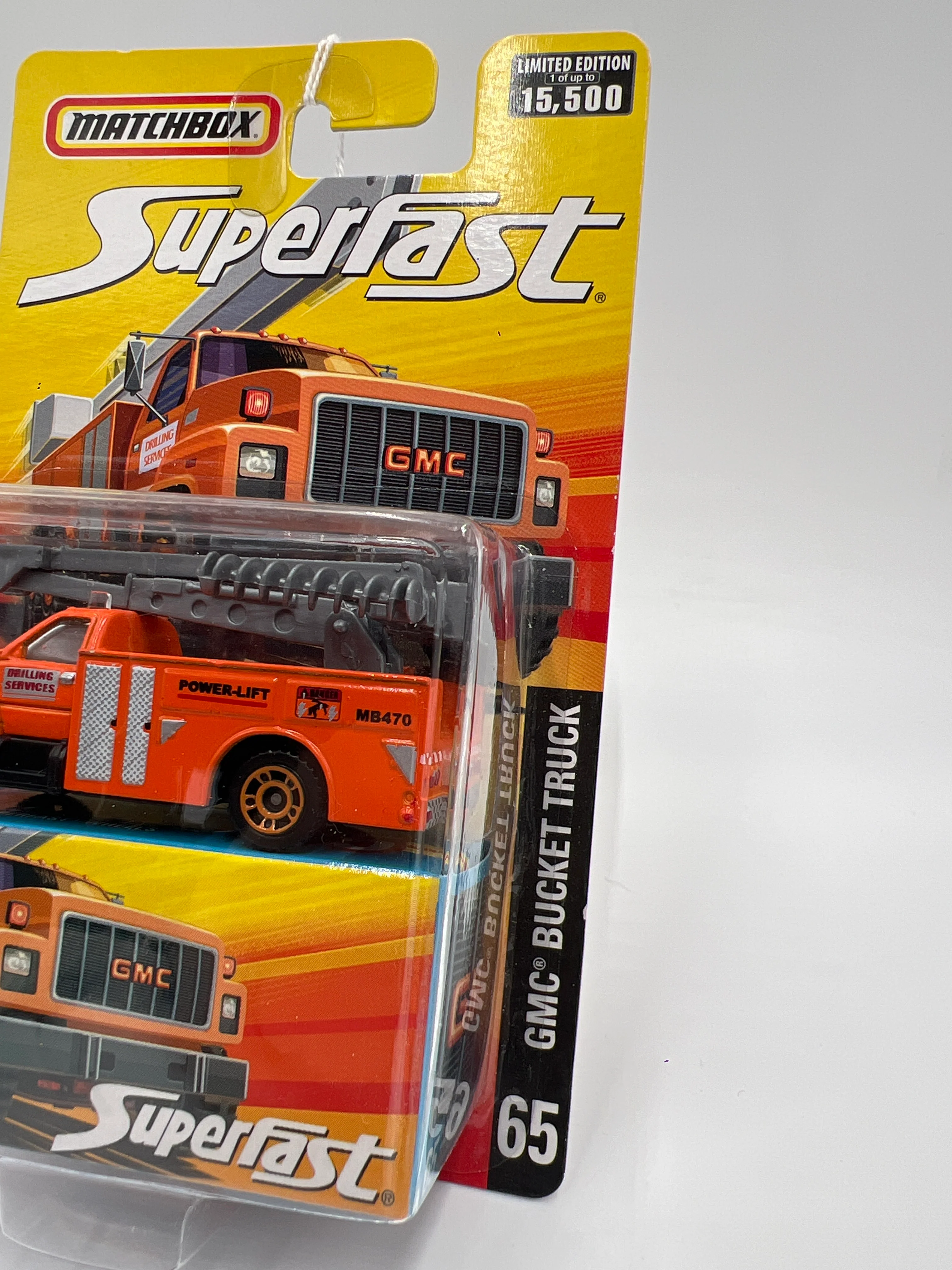 Matchbox Superfast #65 GMC Bucket Truck Orange - Image 3
