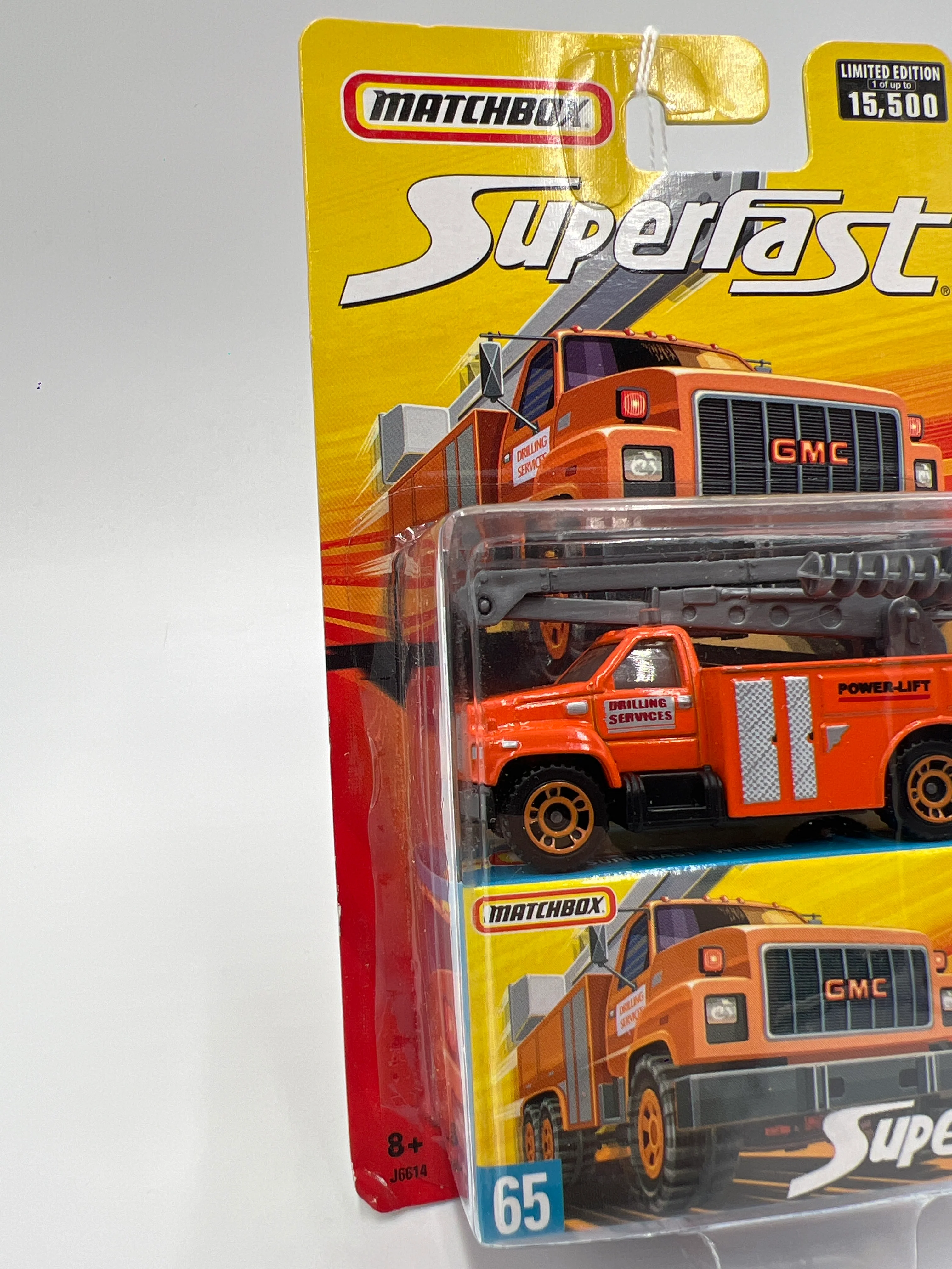 Matchbox Superfast #65 GMC Bucket Truck Orange - Image 4