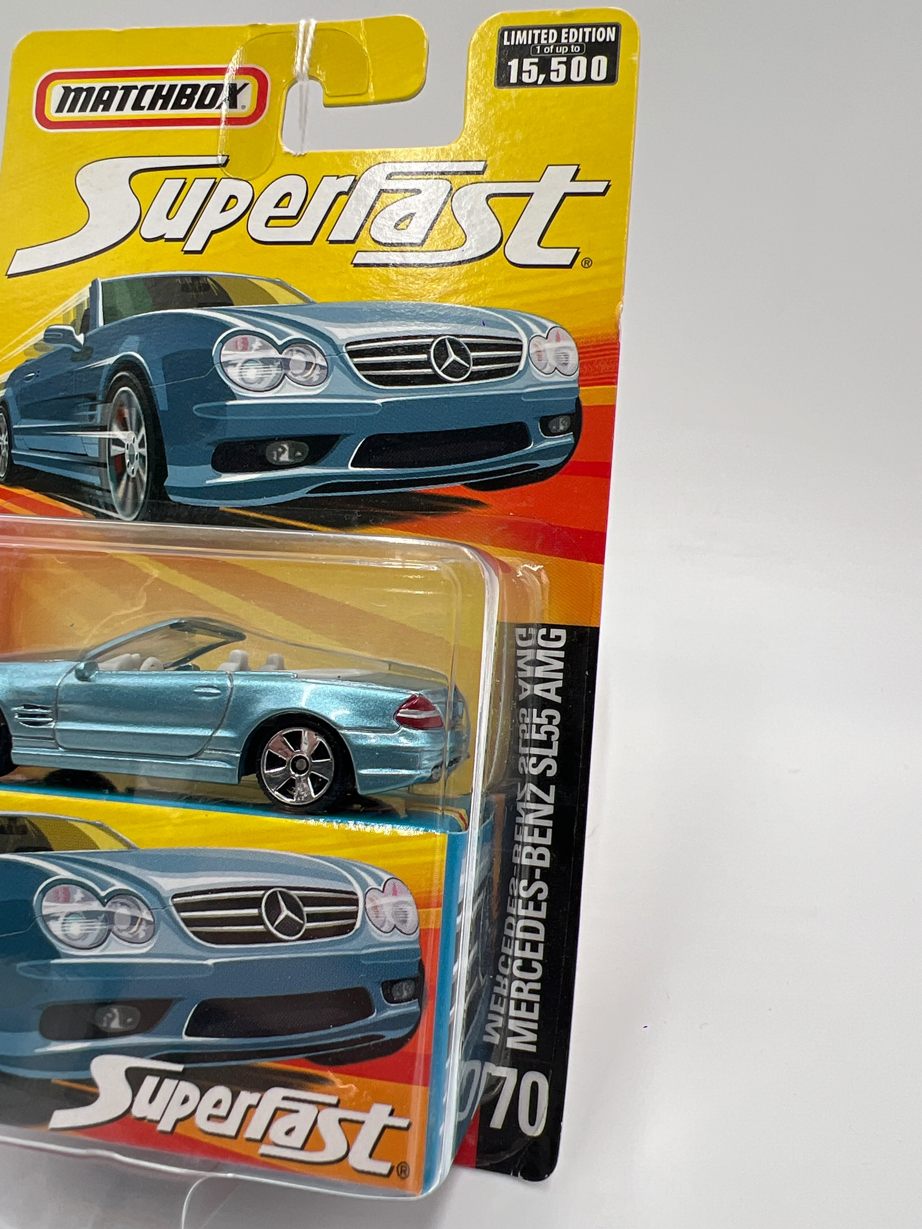 Matchbox Superfast #70 Mercedes-Benz SL55 AMG Light Blue - Image 4