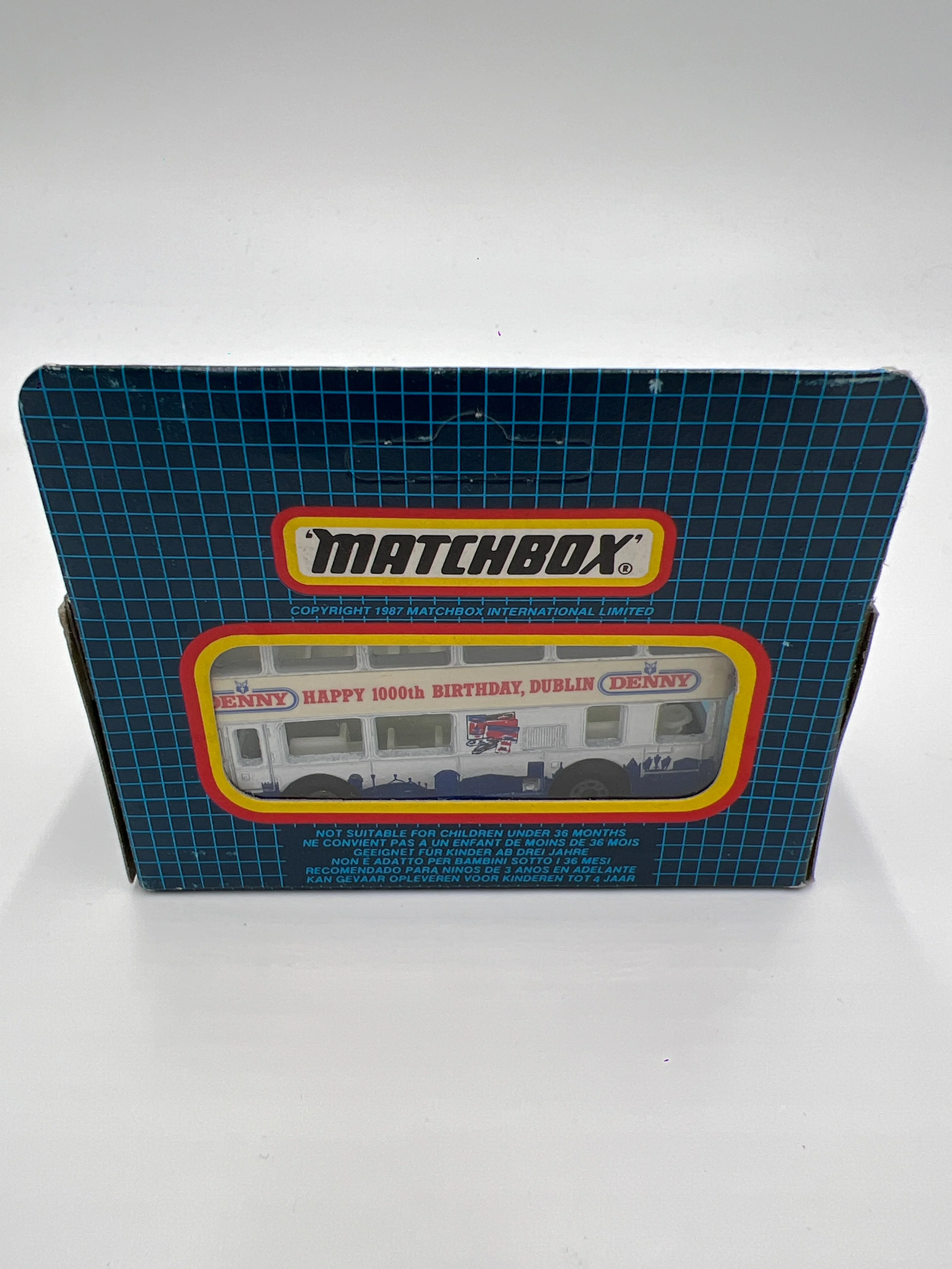 Matchbox Unpunched #17 Denny 1000th Birthday Dublin London Bus White - Image 6