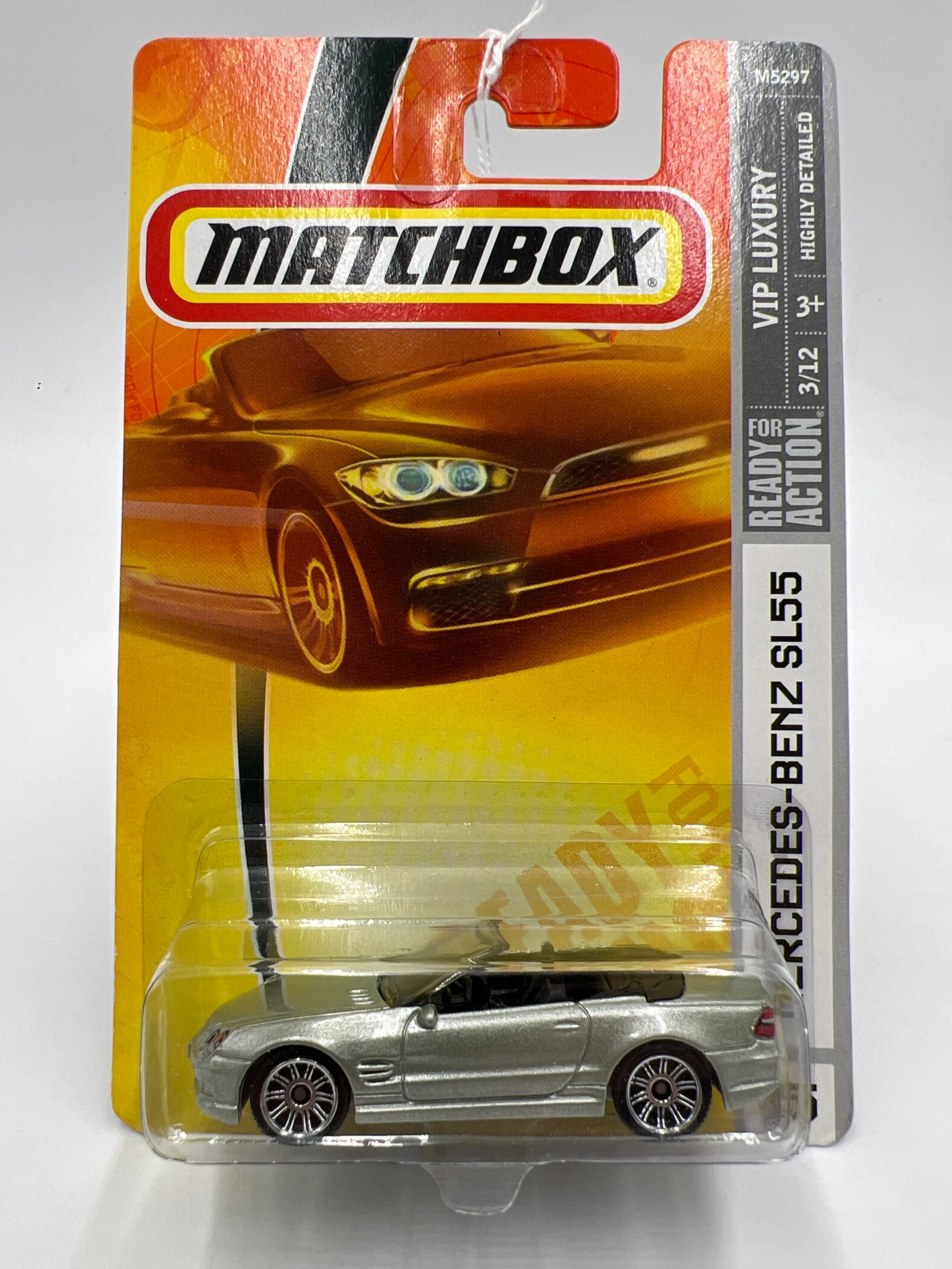 Matchbox VIP Luxury #35 Mercedes-Benz SL55 Silver 216P - Image 2