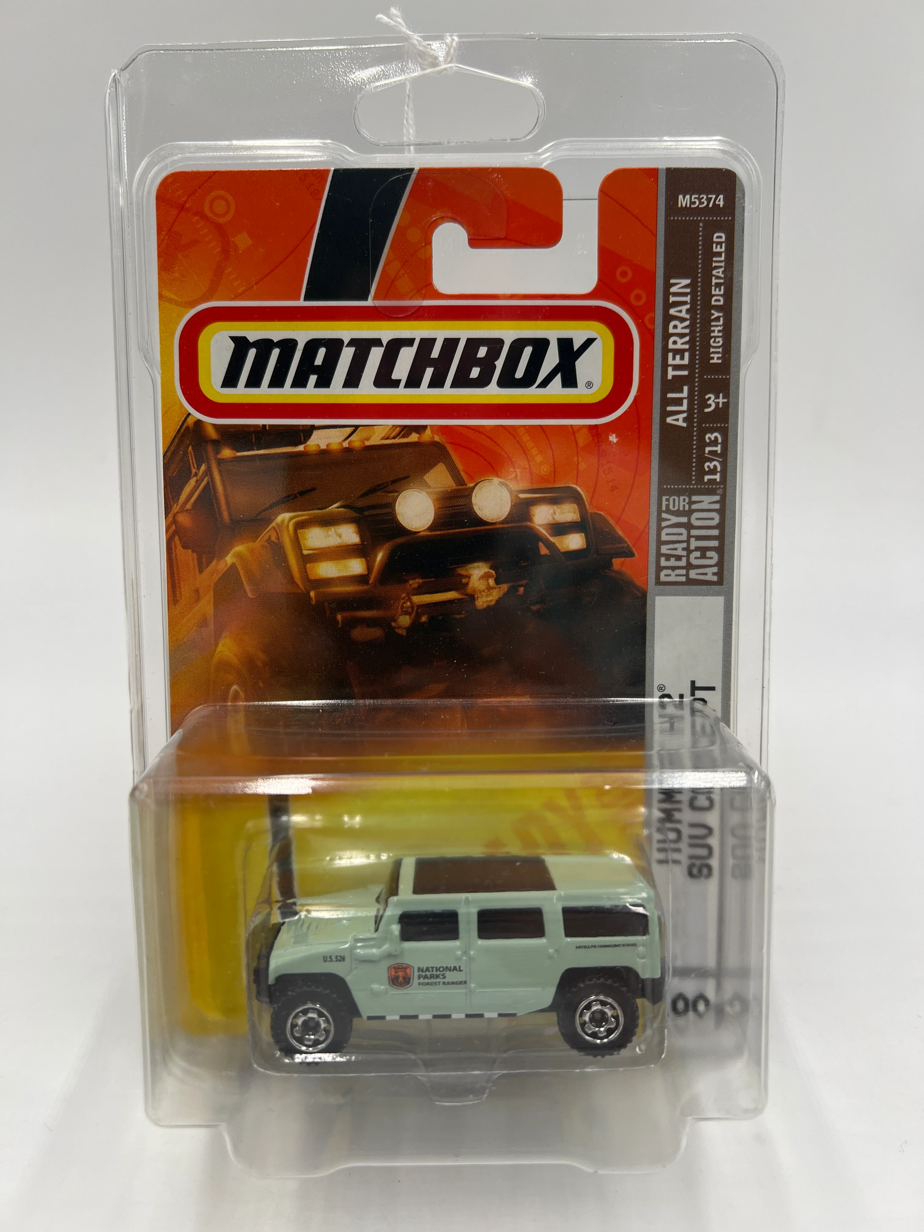 Matchbox All Terrain #100 National Parks Hummer H2 SUV Concept W/Protector - Image 8