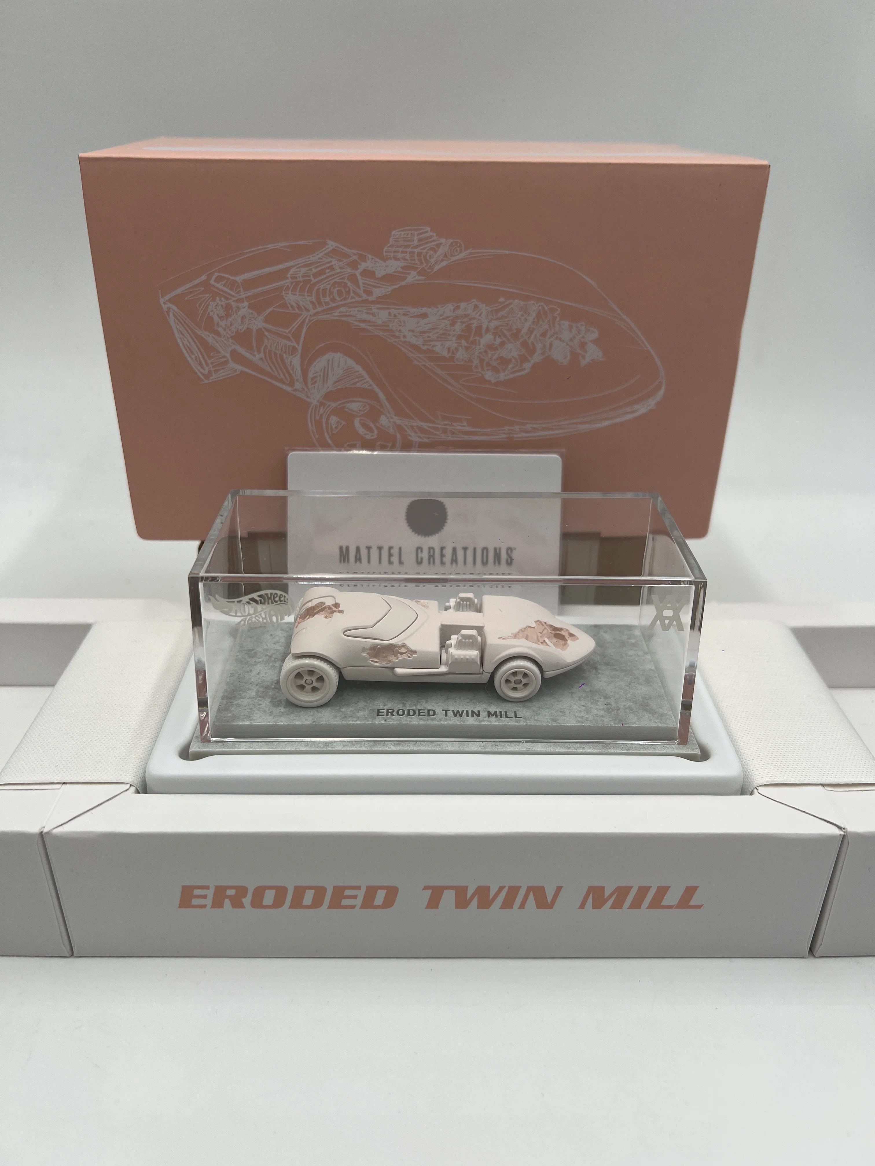 Mattel Creations Hot Wheels x Daniel Arsham Eroded Twin Mill - Image 2