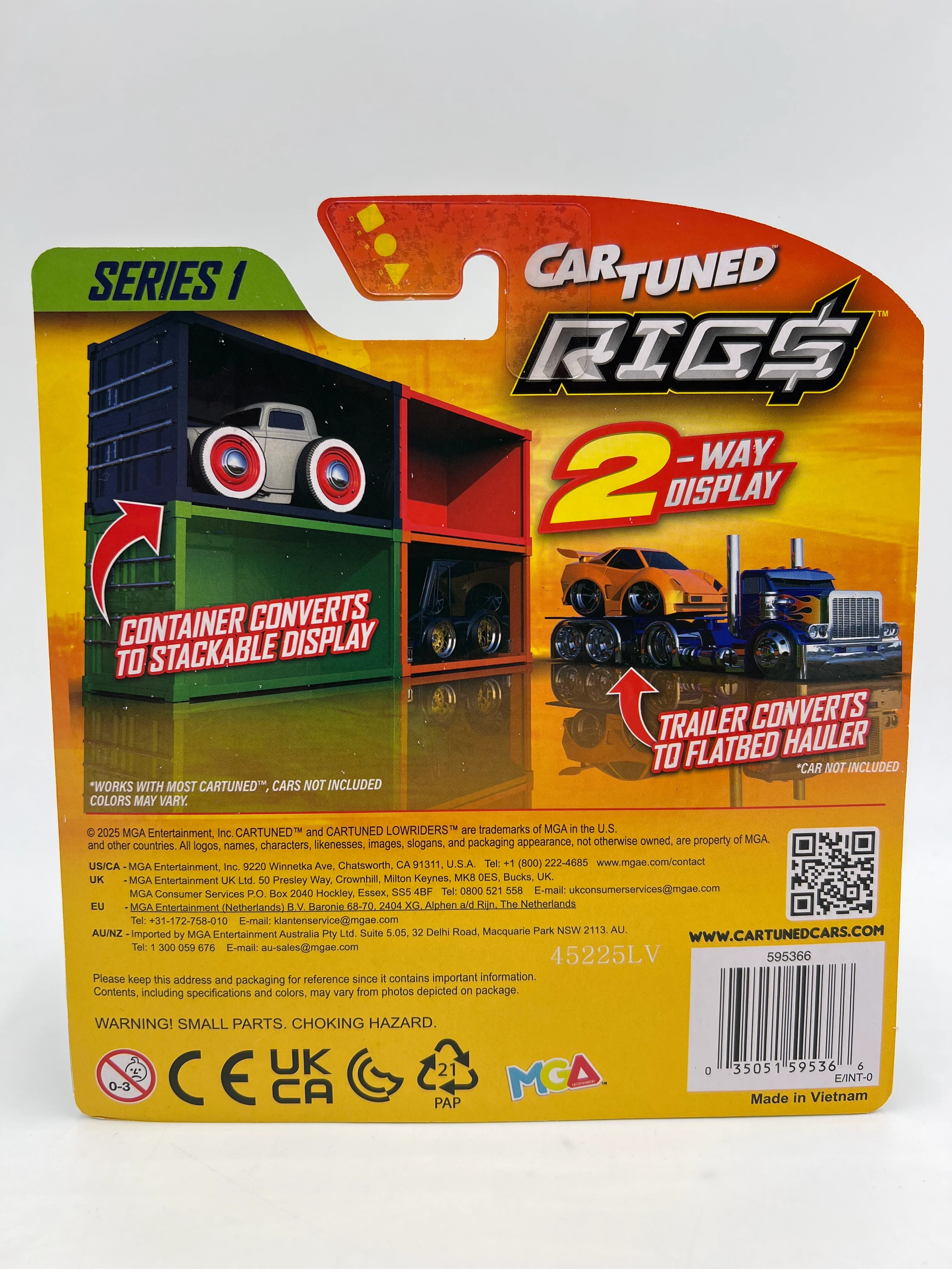 MGA Car Tuned Rigs Series 1 #1 Sneaky Pete Green Container 181i - Image 3