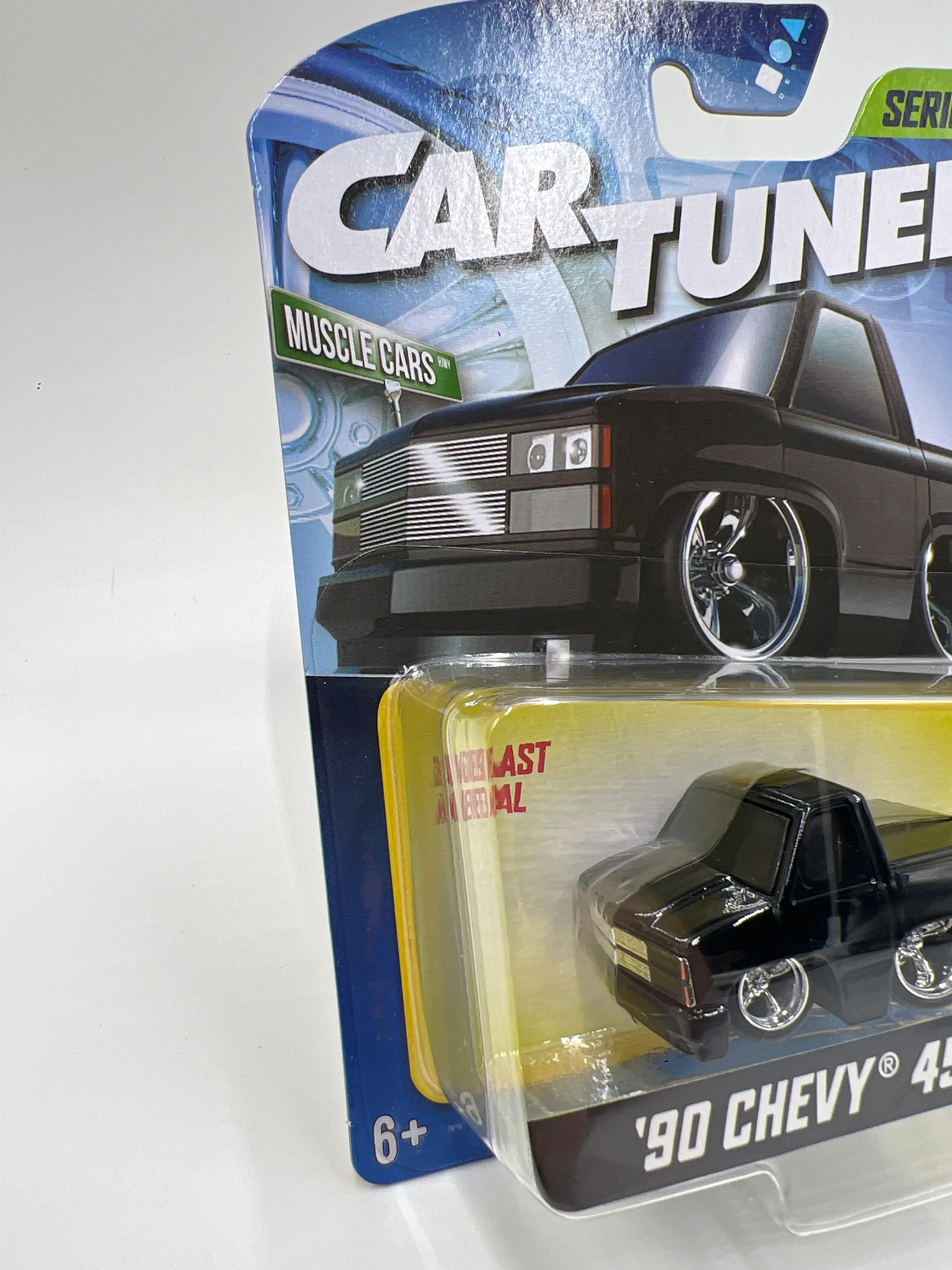 MGA Car Tuned Series 6 #8 90 Chevy 454 SS Black 179B - Image 4
