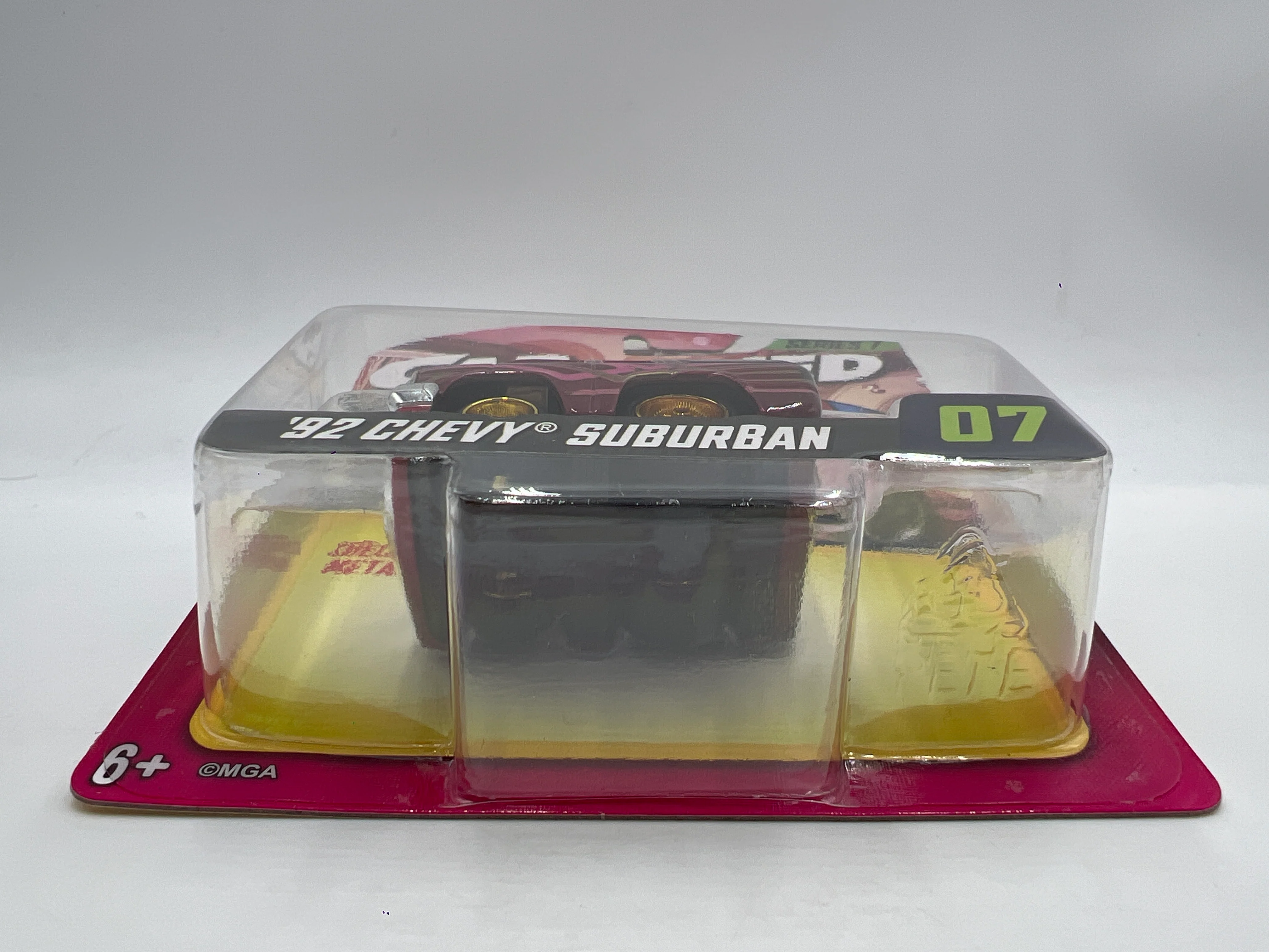 MGA Car Tuned Series 7 #7 92 Chevy Suburban Red 181G - Image 5