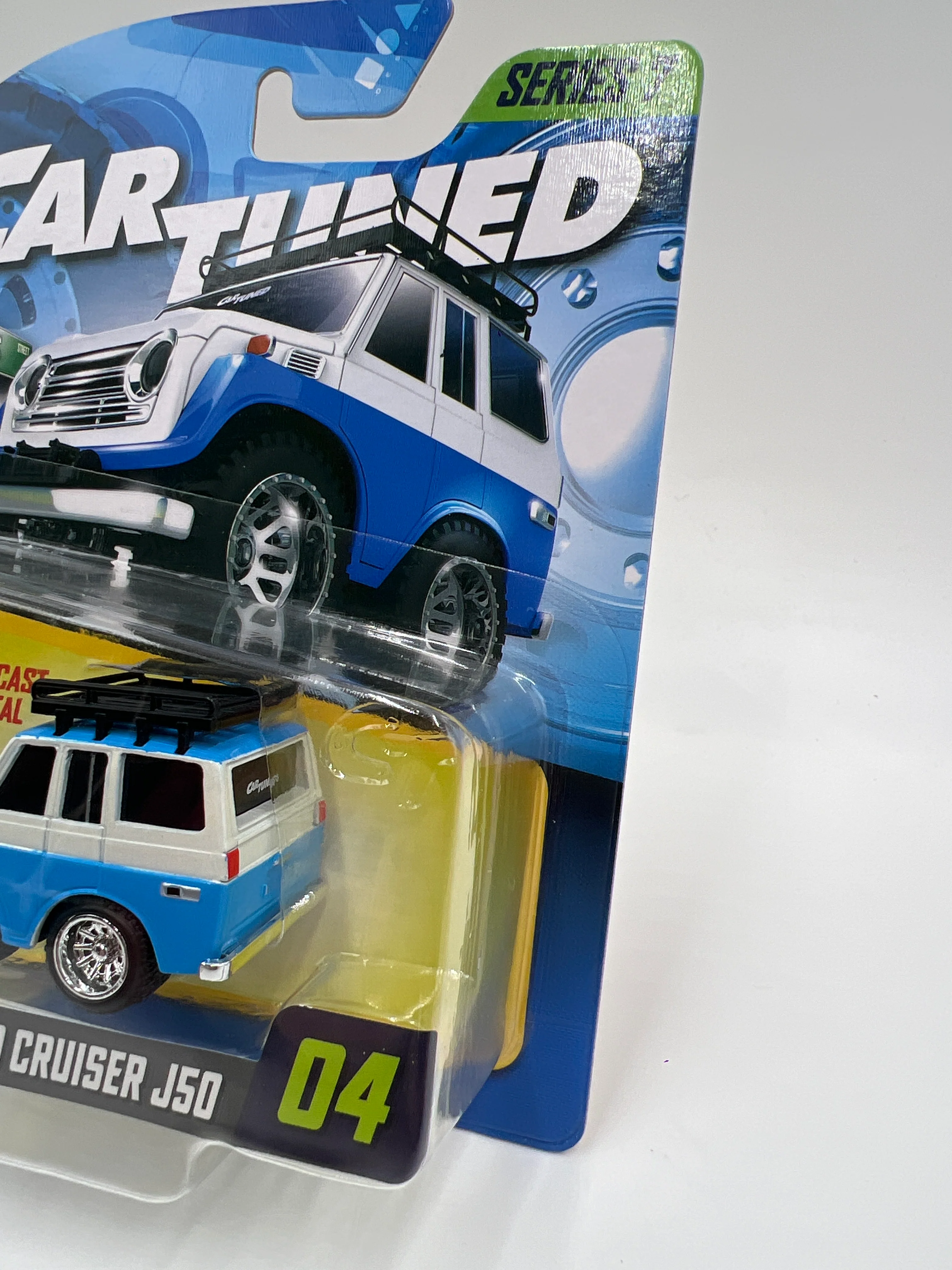 MGA Car Tuned Series 7 #4 72 Toyota Land Cruiser J50 Blue/White 181D - Image 3