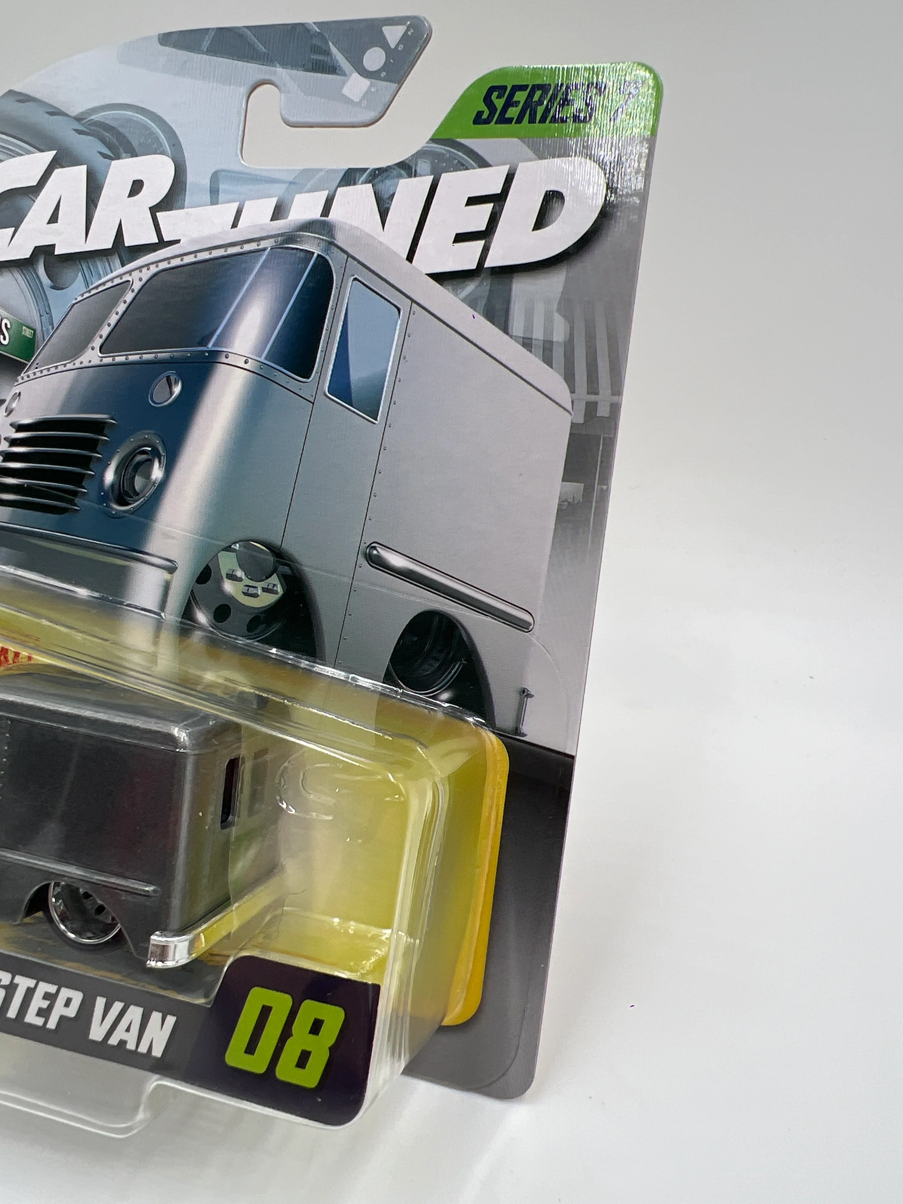 MGA Car Tuned Series 7 #8 54 Grumman Step Van Raw Metal 181H - Image 3