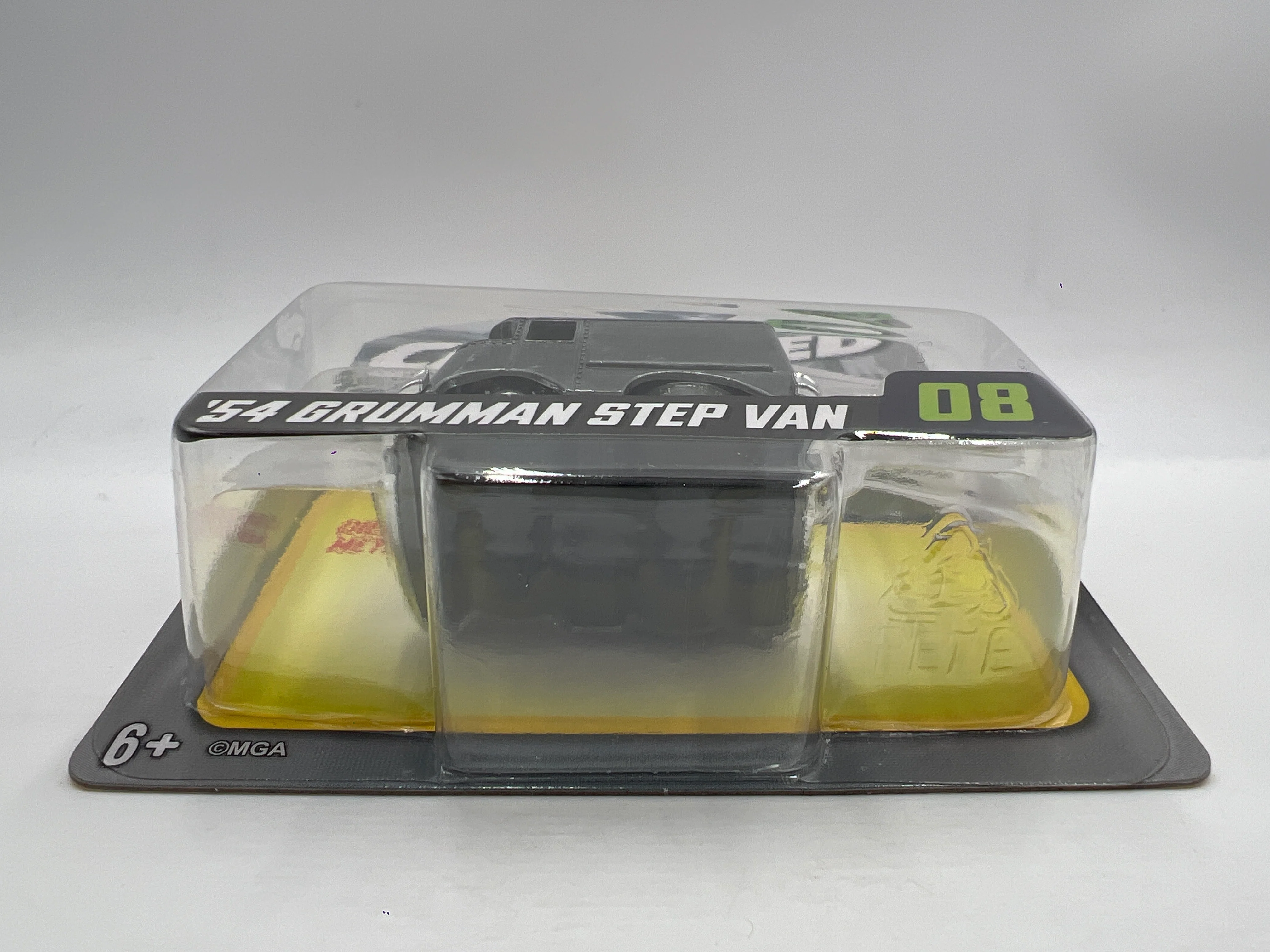 MGA Car Tuned Series 7 #8 54 Grumman Step Van Raw Metal 181H - Image 5