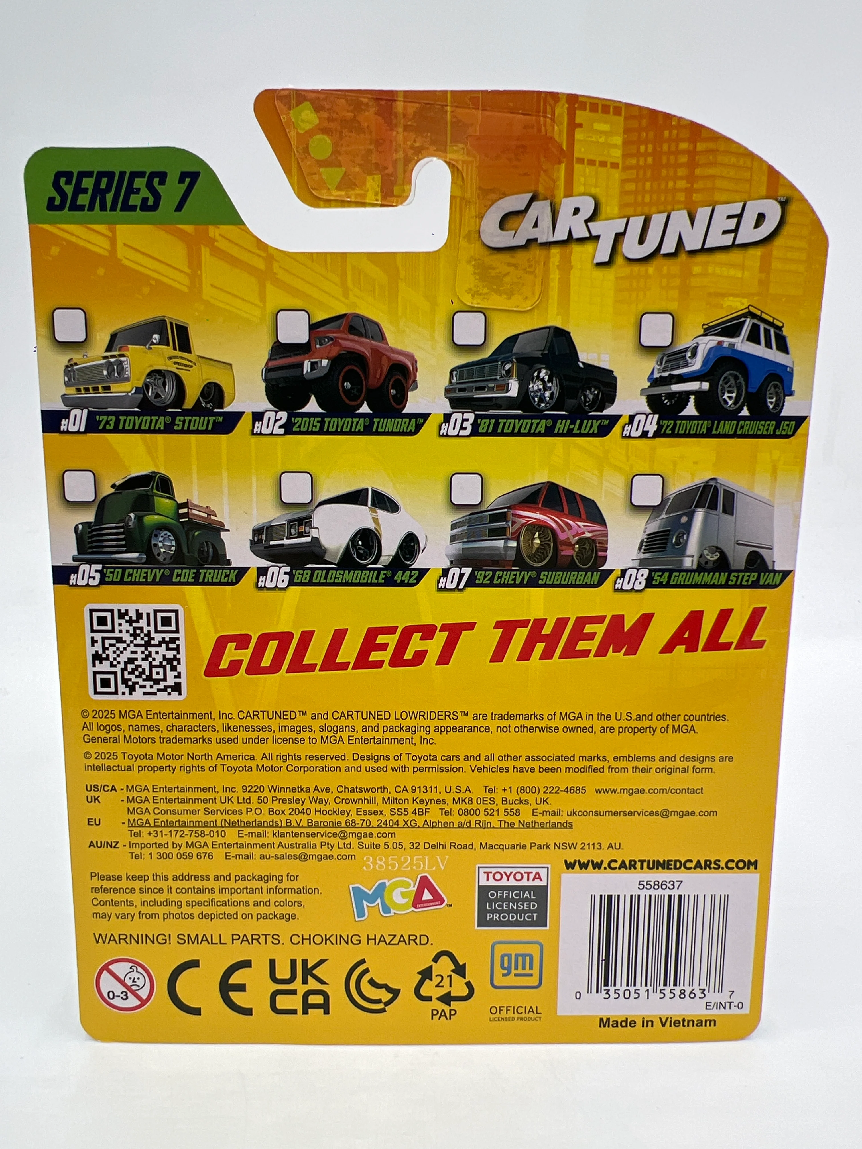 MGA Car Tuned Series 7 #5 50 Chevy COE Truck Green 181E - Image 6