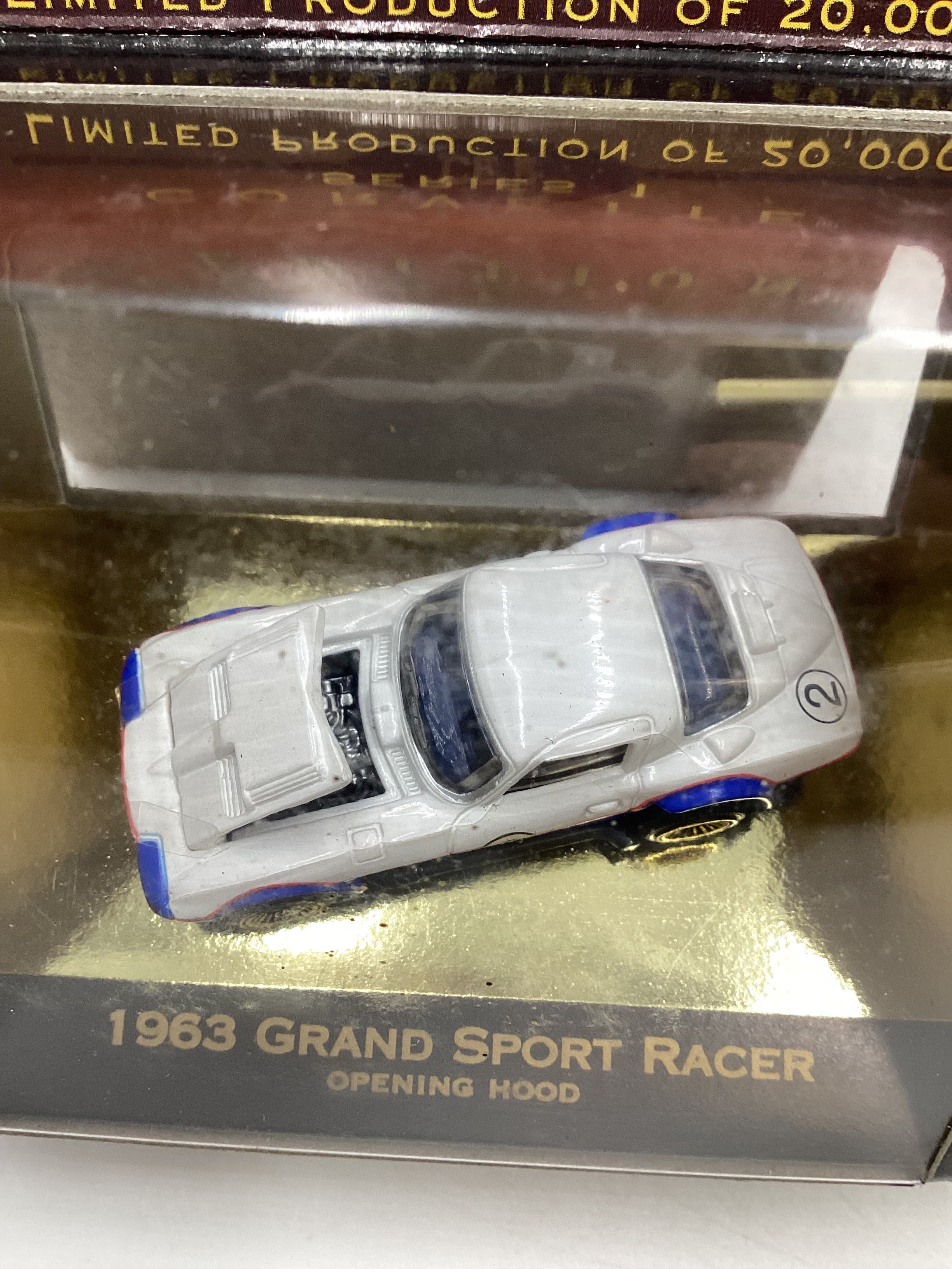 Micro Machines Collectors Edition Corvette Series 1 1963 Grand Sport Racer White/Blue 1/20000 SR CE 5 - Image 6