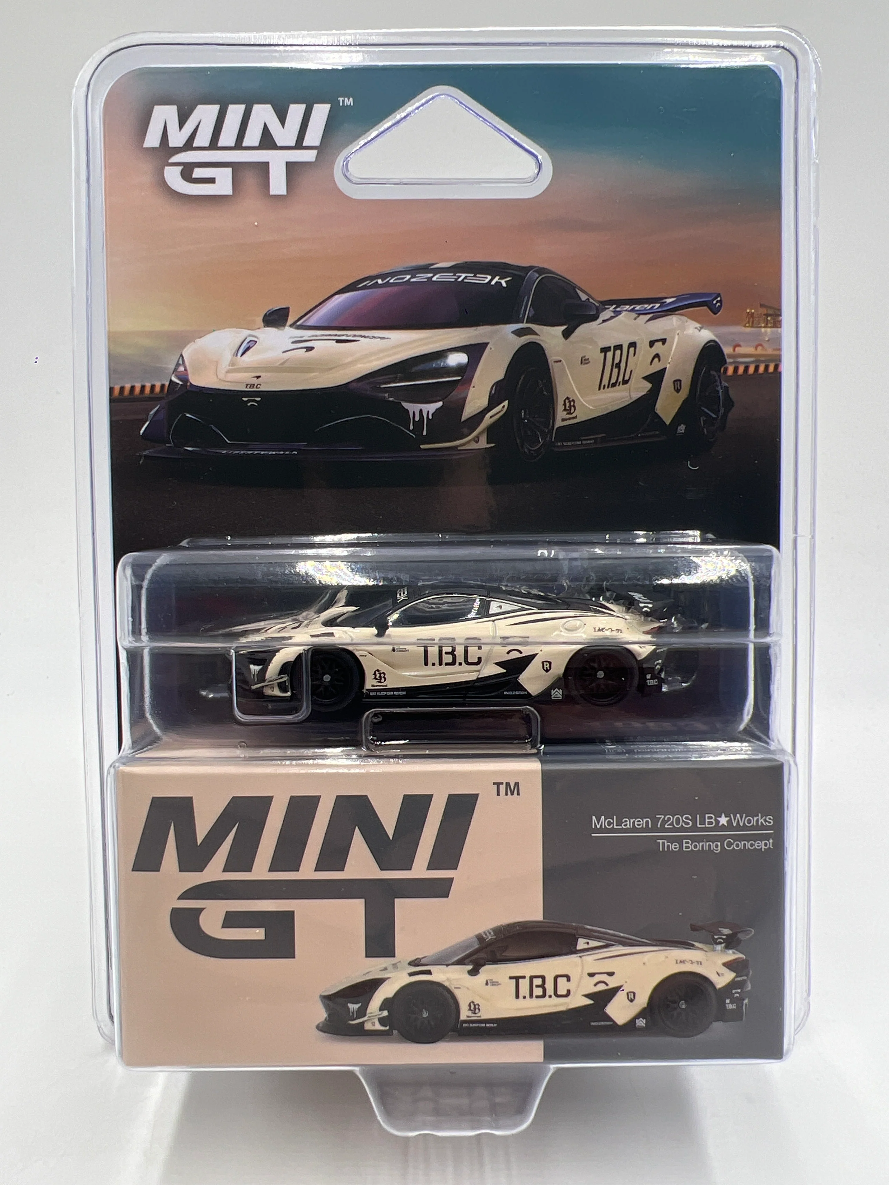 Mini GT #1083 McLaren 720S LB Works The Boring Concept