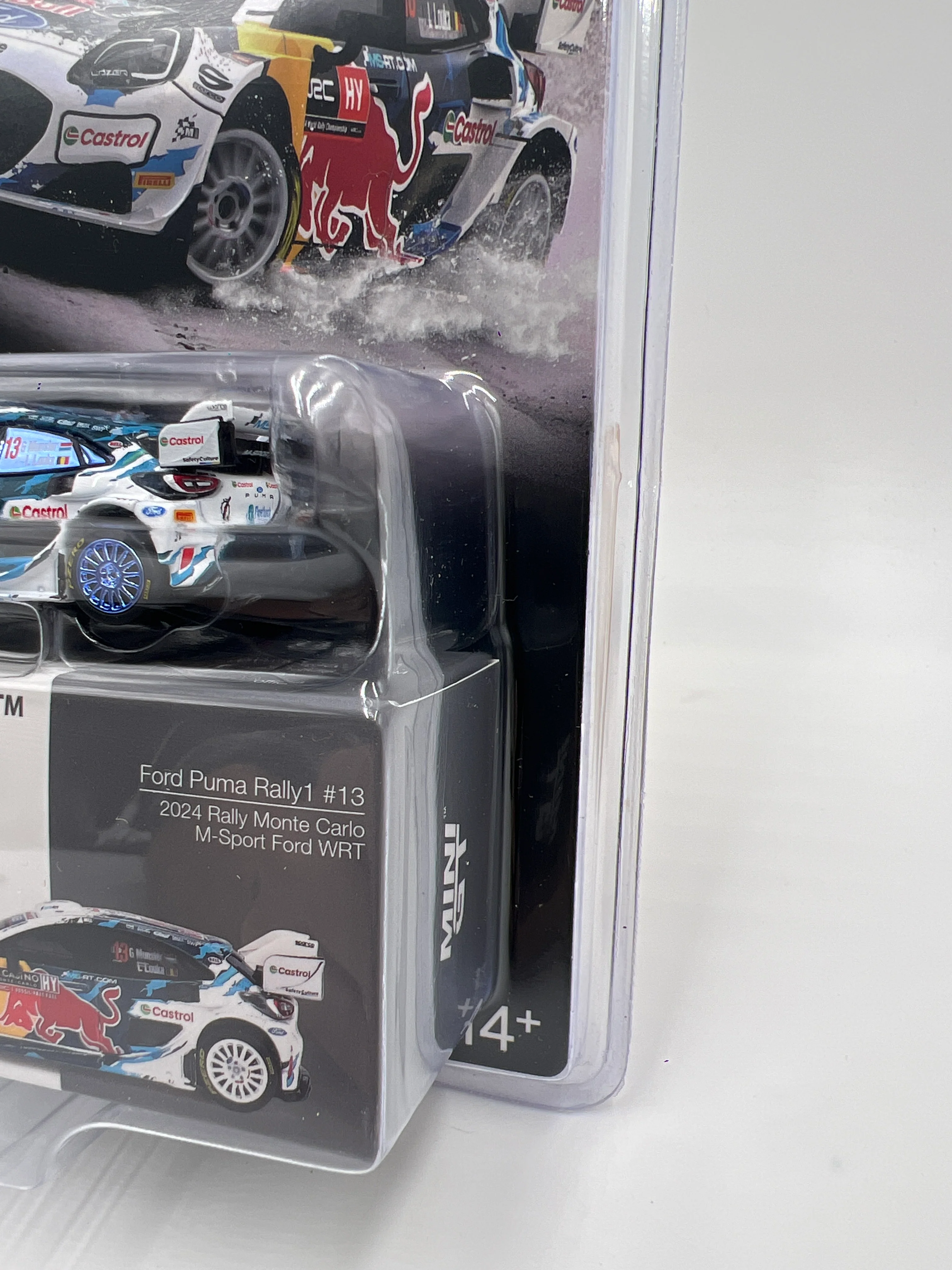 Mini GT #974 CHASE Ford Puma Rally1 #13 2024 Rally Monte Carlo M-Sport Ford WRT Red Bull - Image 3