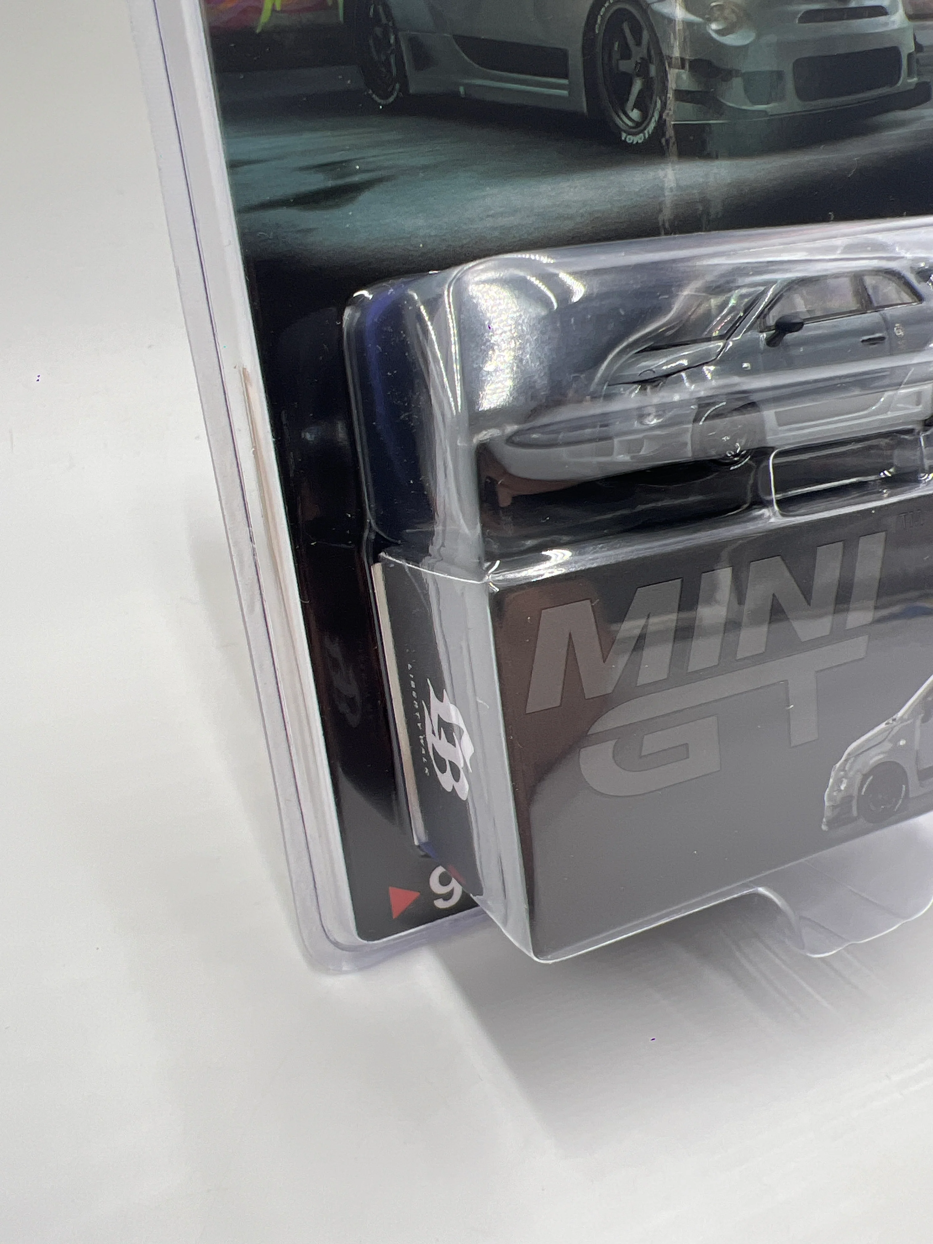 Mini GT #995 LB-Works x Abas Works Abarth 595 Grey 234H - Image 4