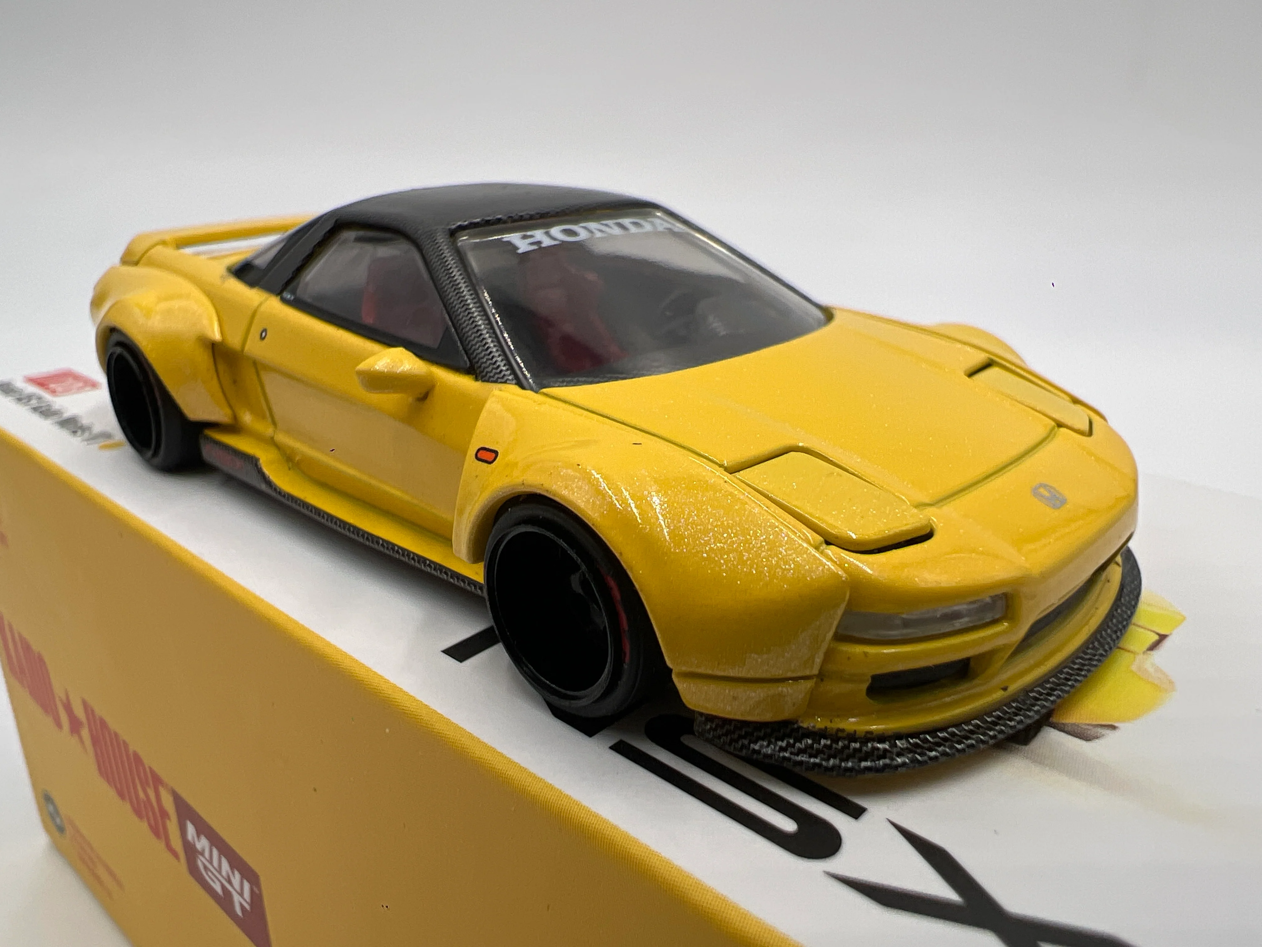 Mini GT Kaido House #108 Honda NSX Kaido Works V1 Yellow - Image 2