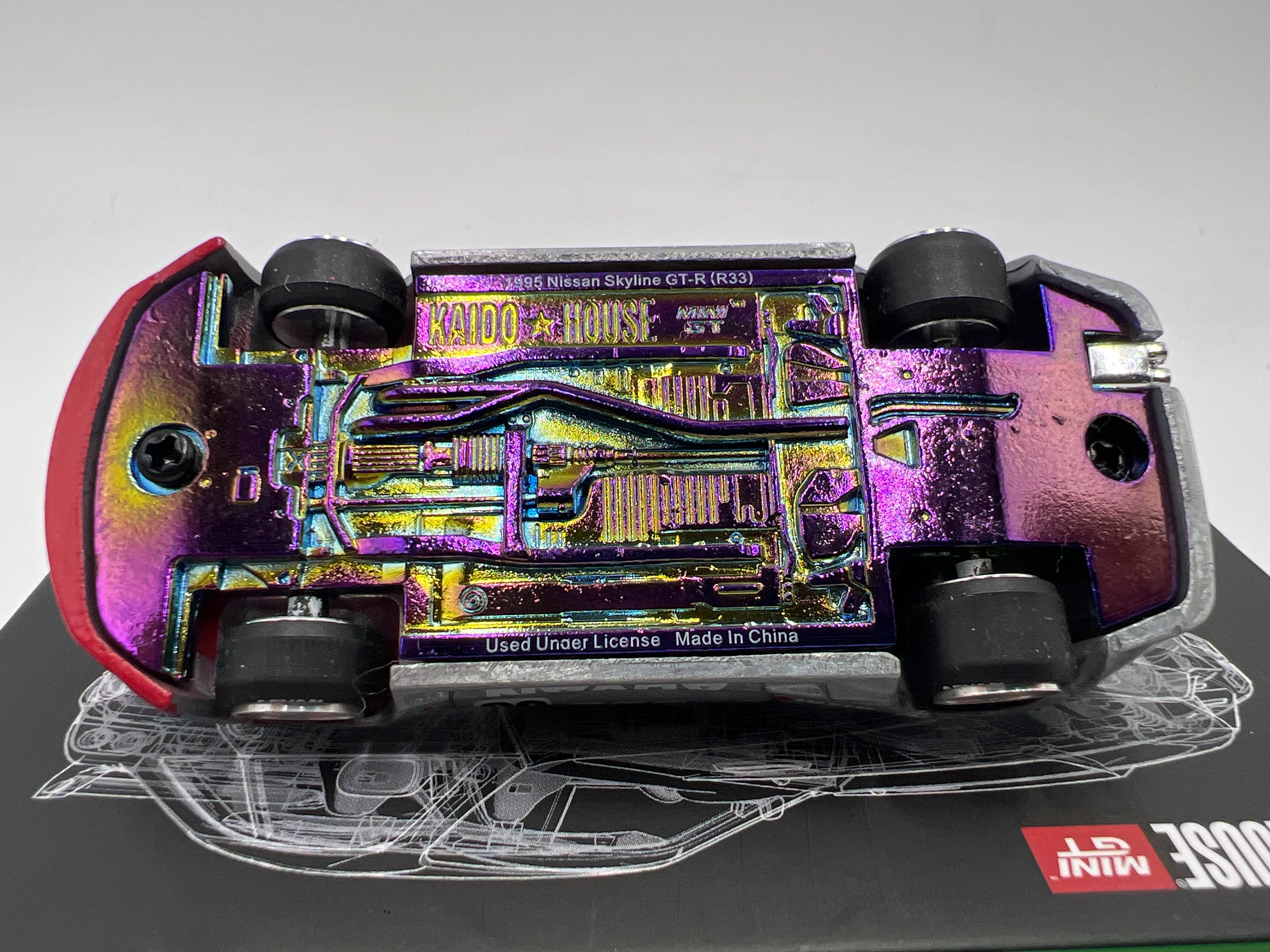 Mini GT Kaido House #150 CHASE Nissan Skyline GT-R R33 Imai Racing V1 - Image 8